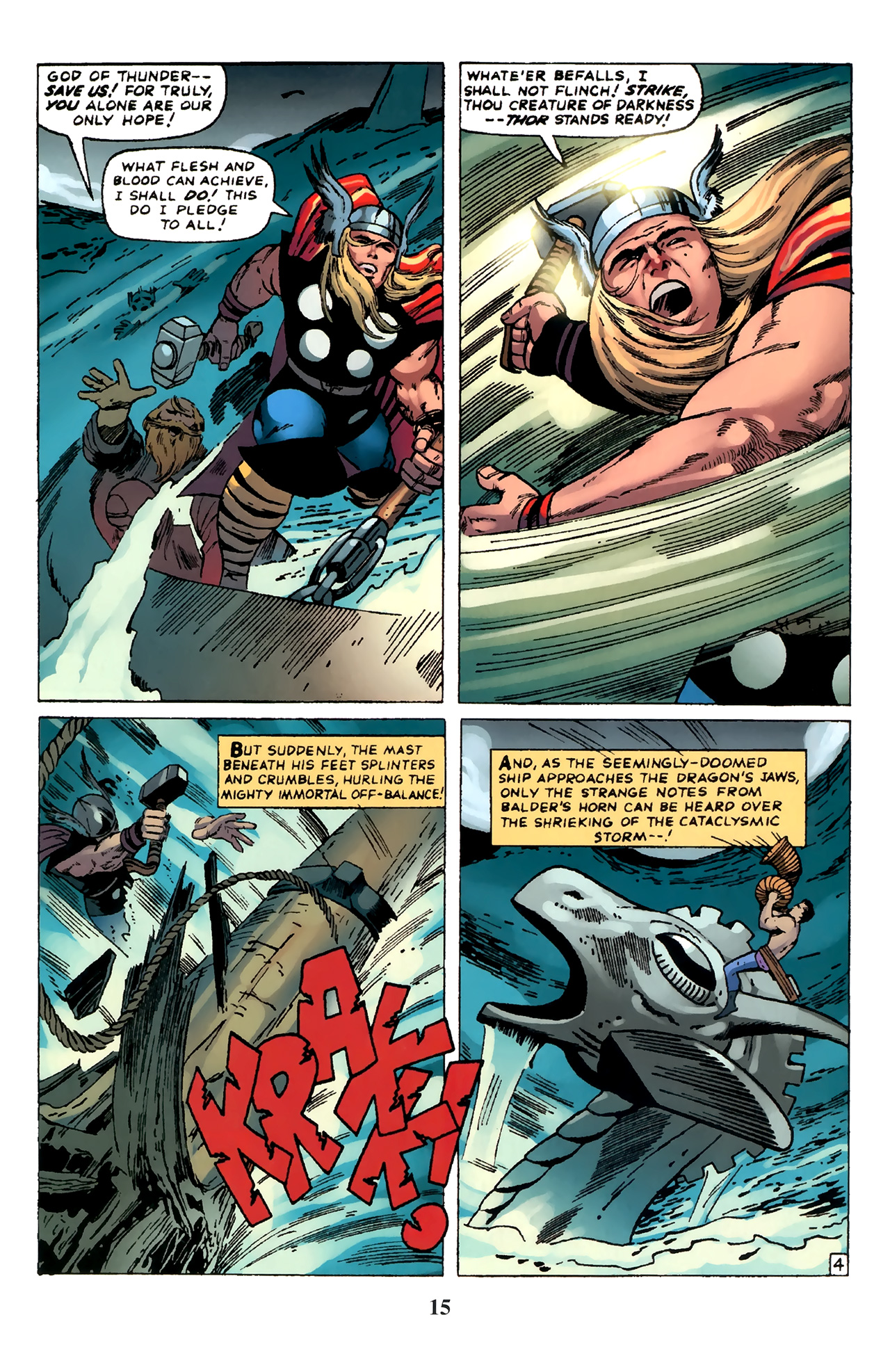 Read online Thor: Tales of Asgard by Stan Lee & Jack Kirby comic -  Issue #4 - 17