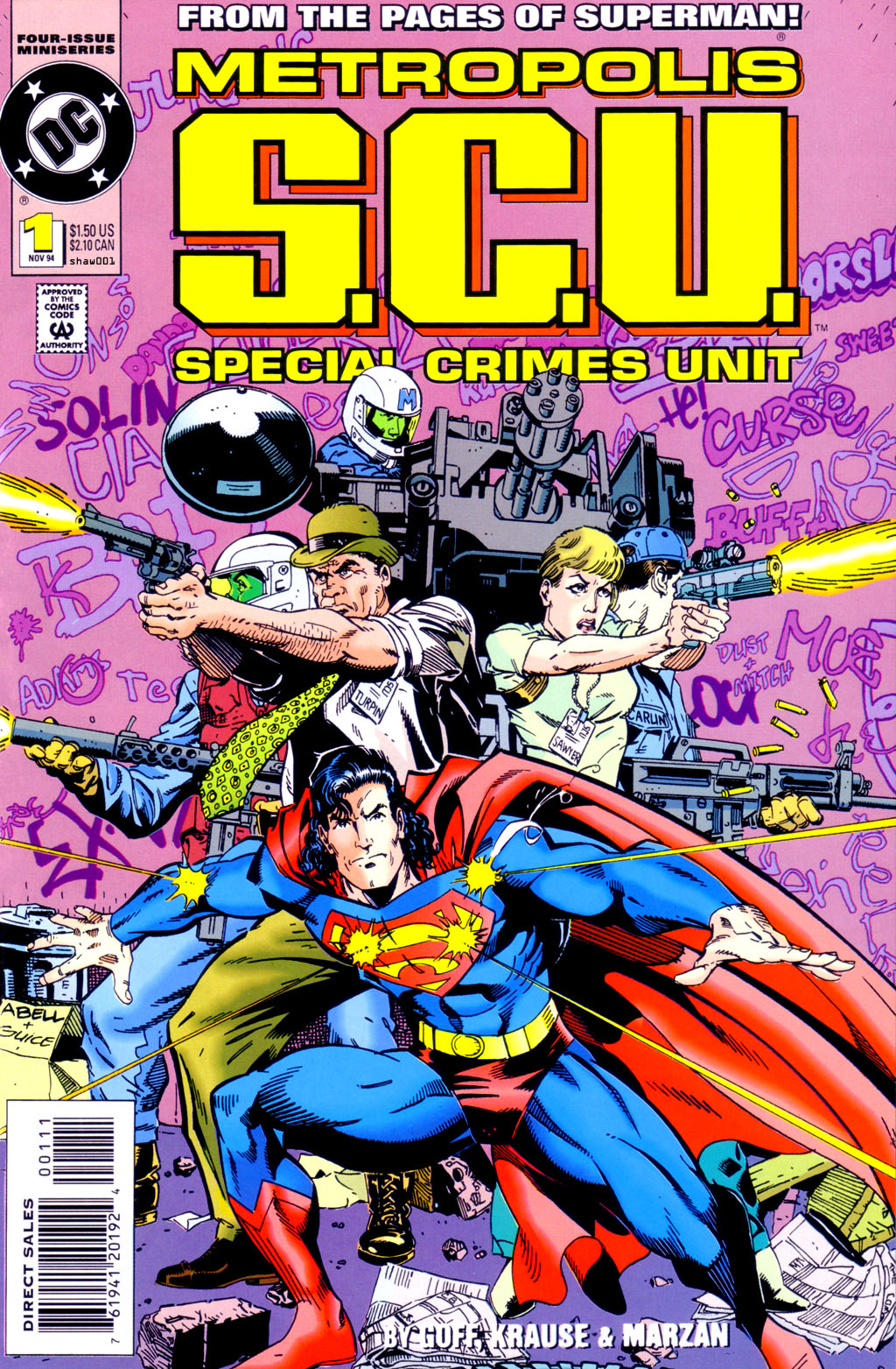 Read online Metropolis S.C.U. comic -  Issue #1 - 1
