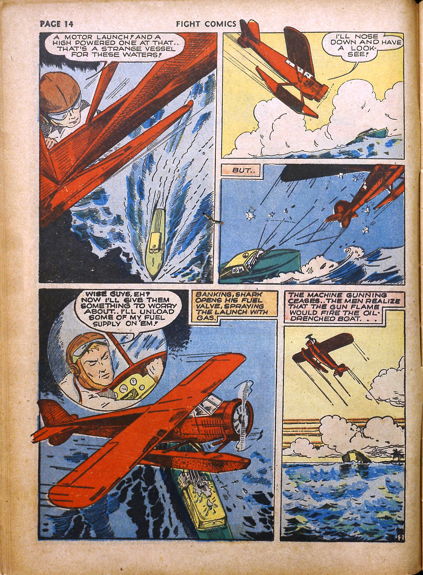 Read online Fight Comics comic -  Issue #14 - 16