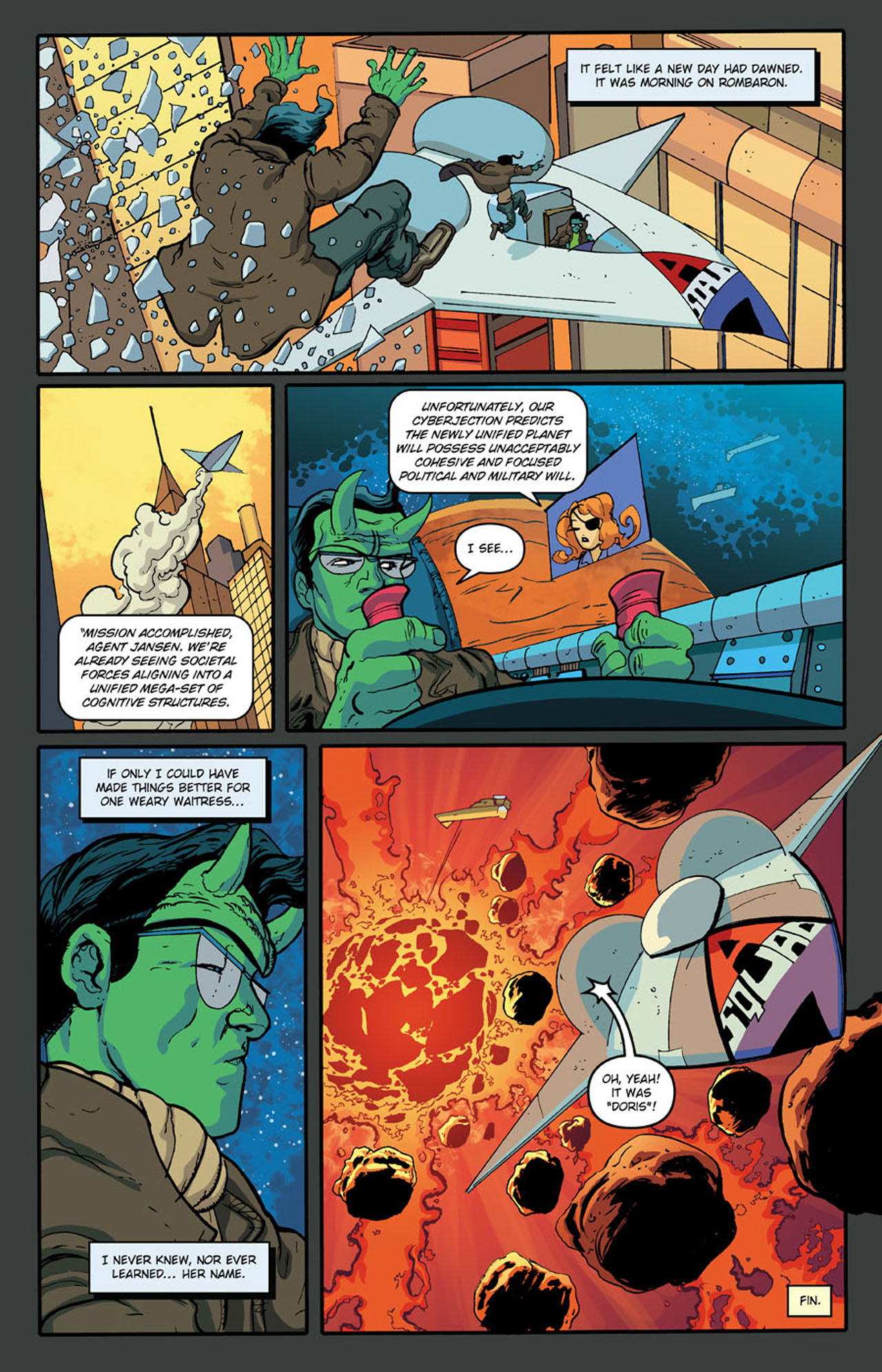 Read online Stephen Colbert's Tek Jansen comic -  Issue #1 - 28