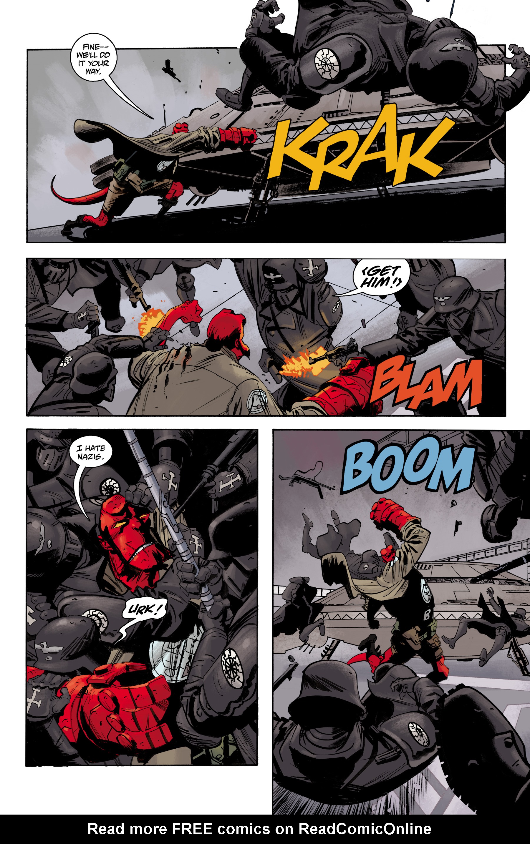 Read online Hellboy and the B.P.R.D.: 1954 -- Black Sun comic -  Issue #2 - 4