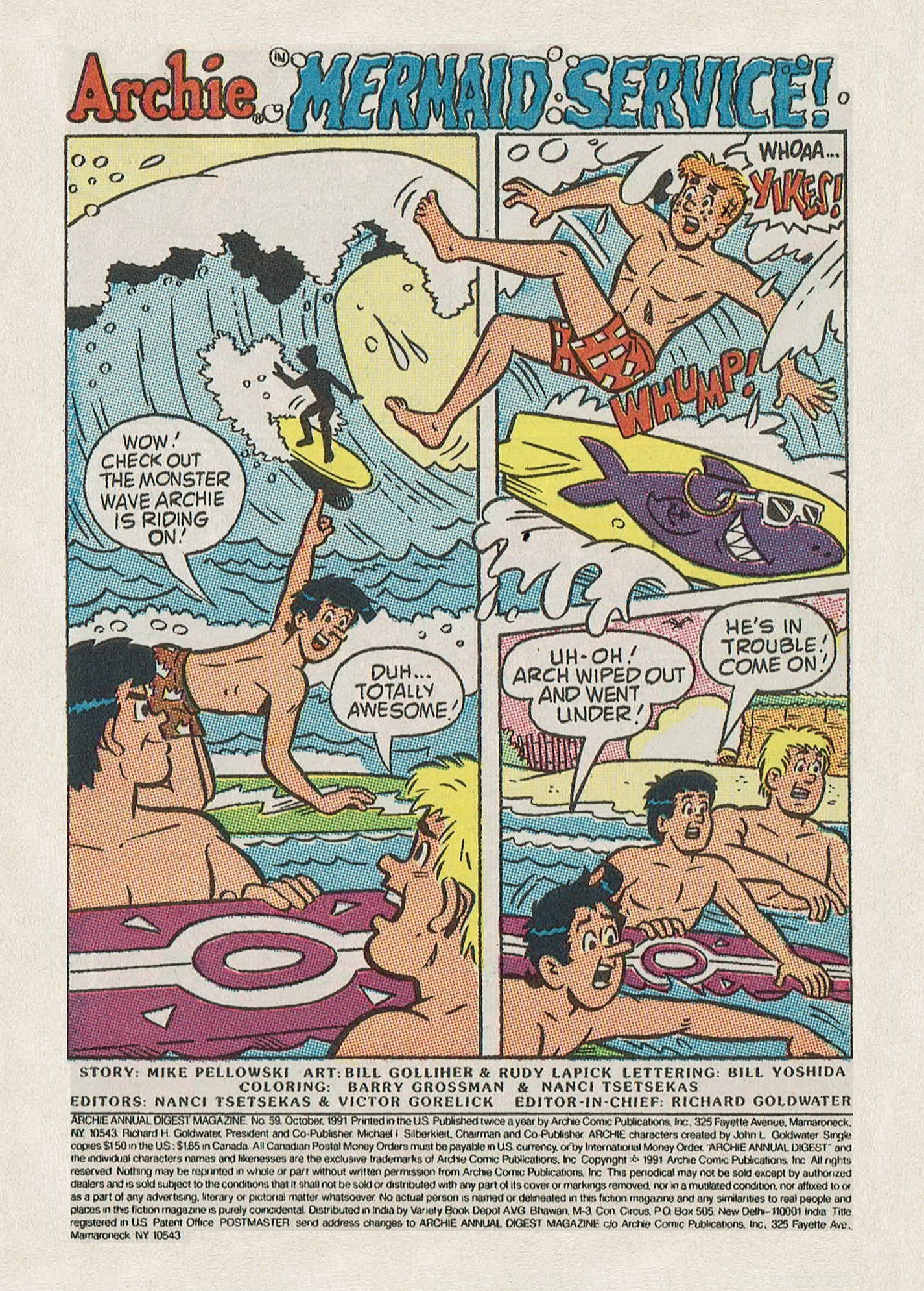 Read online Archie Annual Digest Magazine comic -  Issue #59 - 3