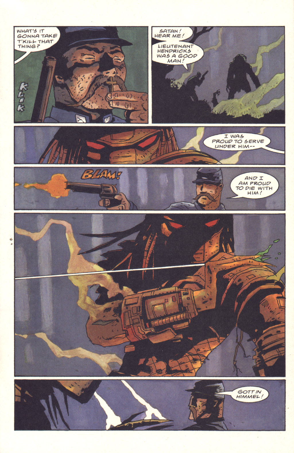 Read online Predator: Hell Come A-Walkin' comic -  Issue #2 - 17