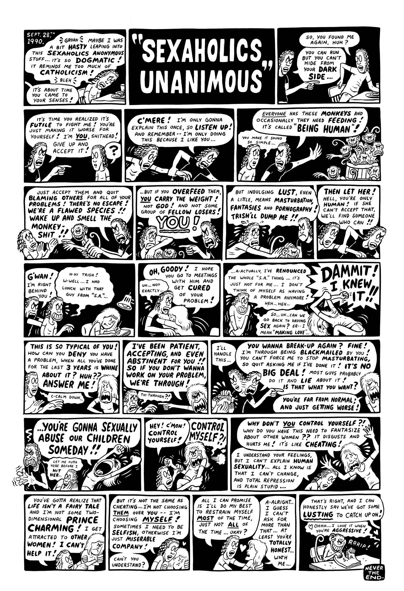 Read online Peepshow: The Cartoon Diary of Joe Matt comic -  Issue # Full - 68