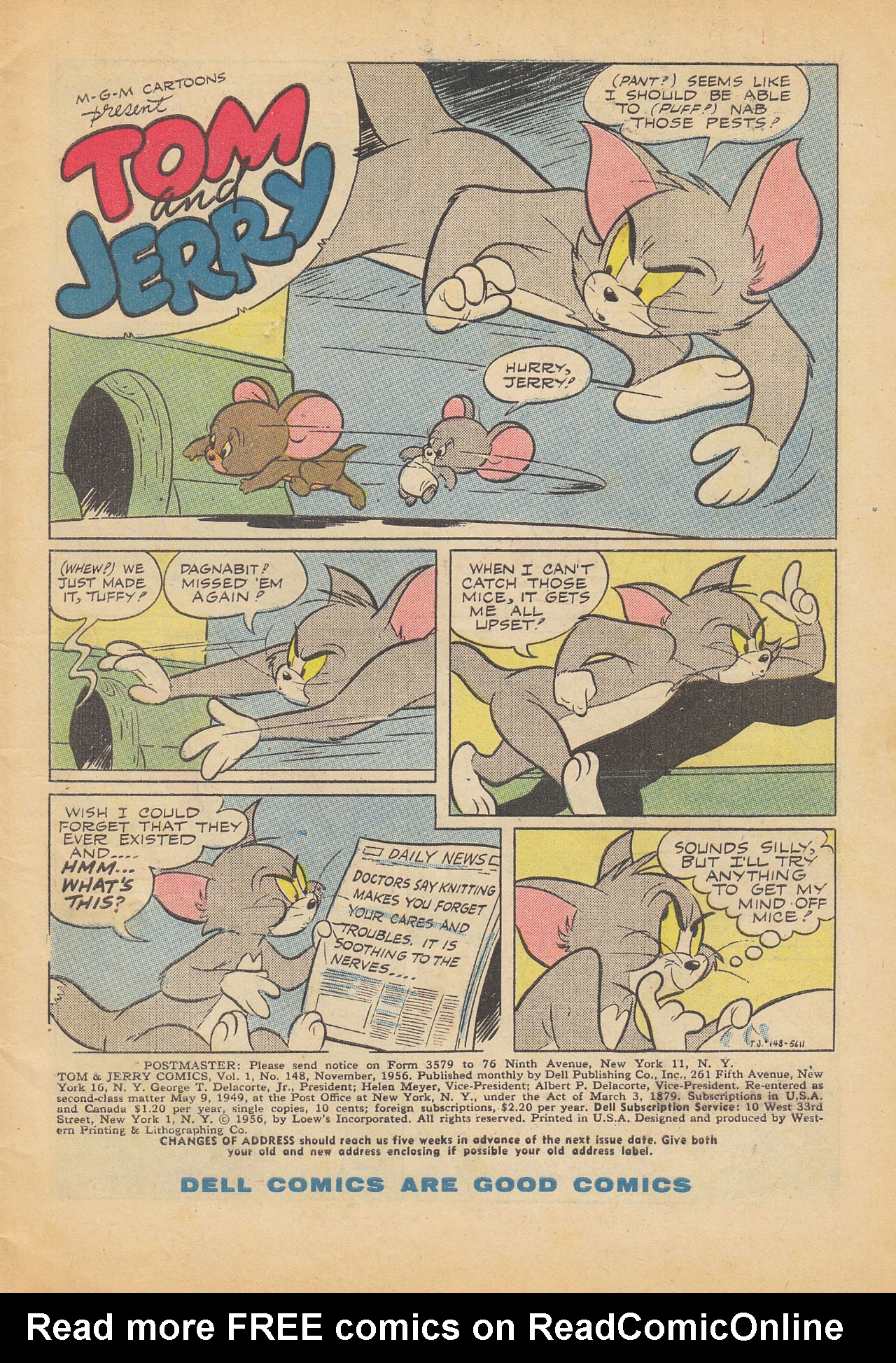 Read online Tom & Jerry Comics comic -  Issue #148 - 3