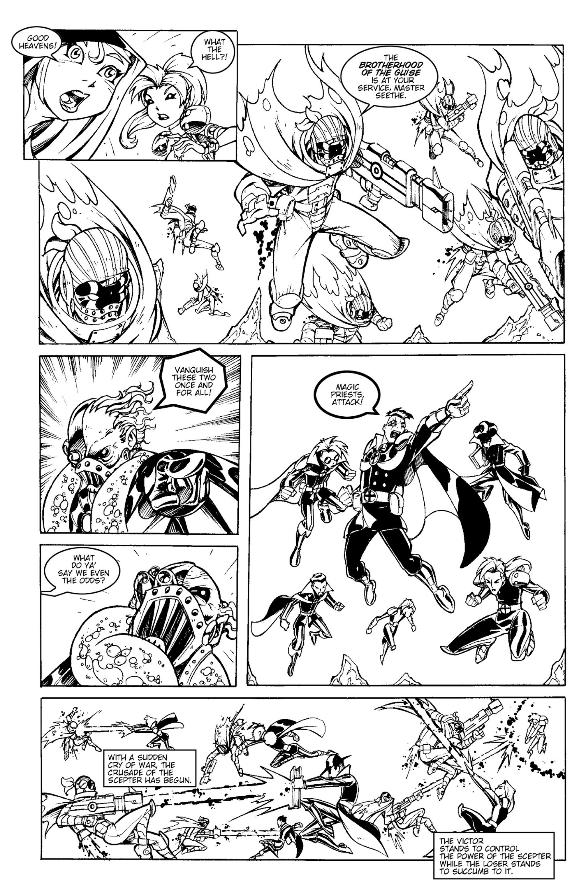 Read online Warrior Nun Areala: Armor of God comic -  Issue # TPB - 109