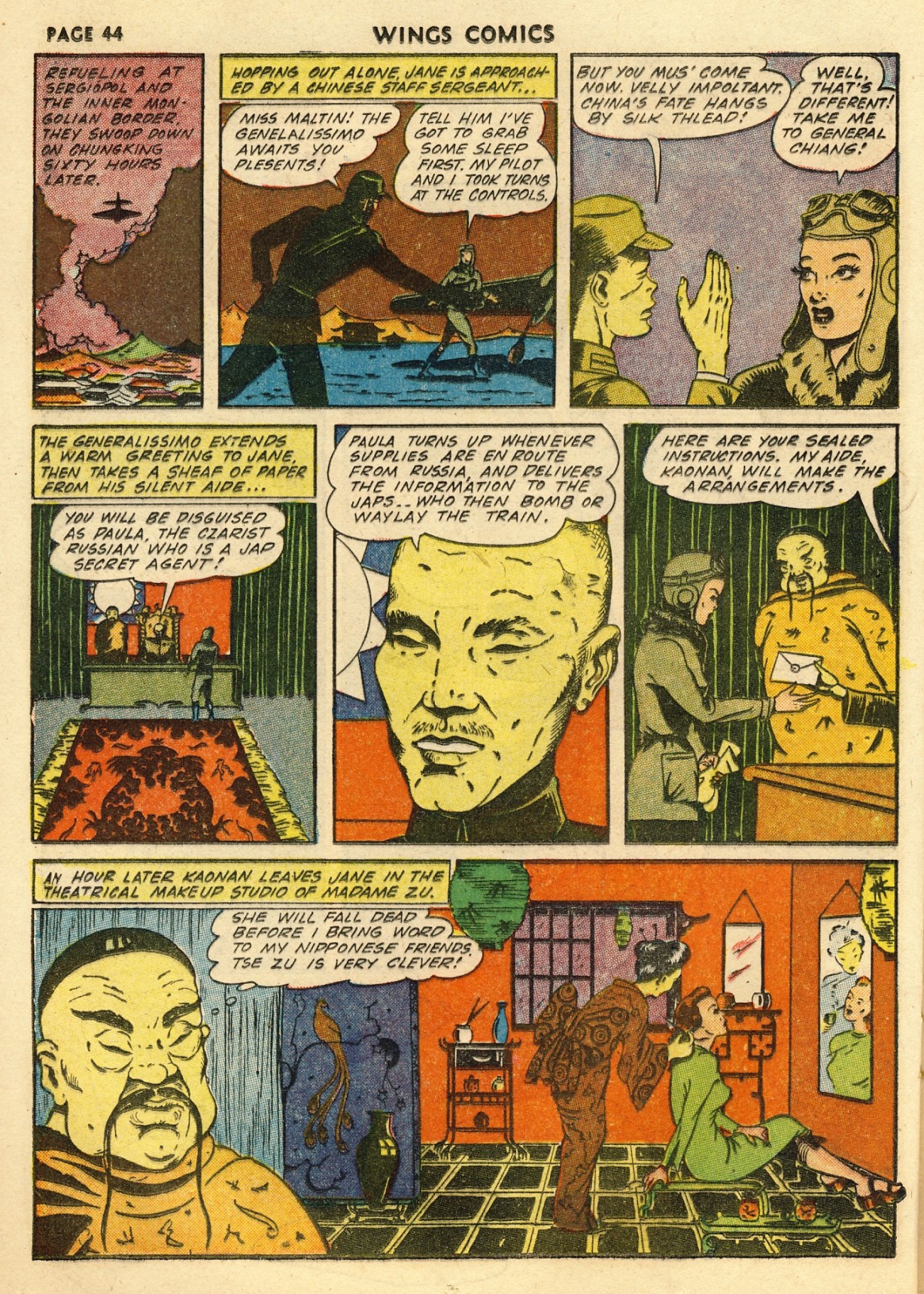 Read online Wings Comics comic -  Issue #33 - 46