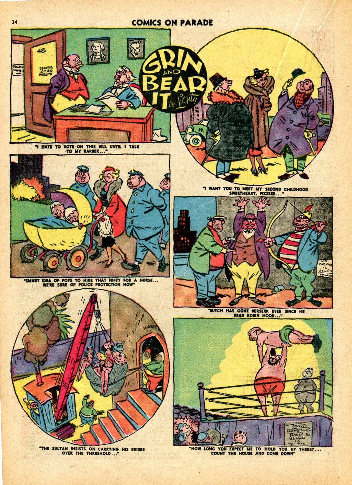 Read online Comics on Parade comic -  Issue #21 - 36
