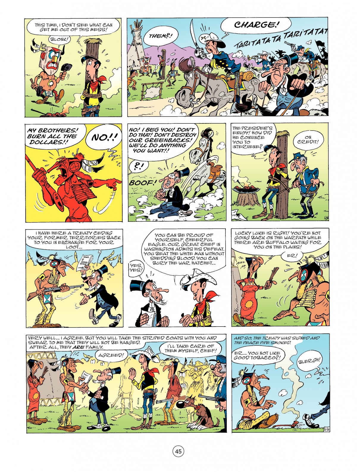 Read online A Lucky Luke Adventure comic -  Issue #45 - 45