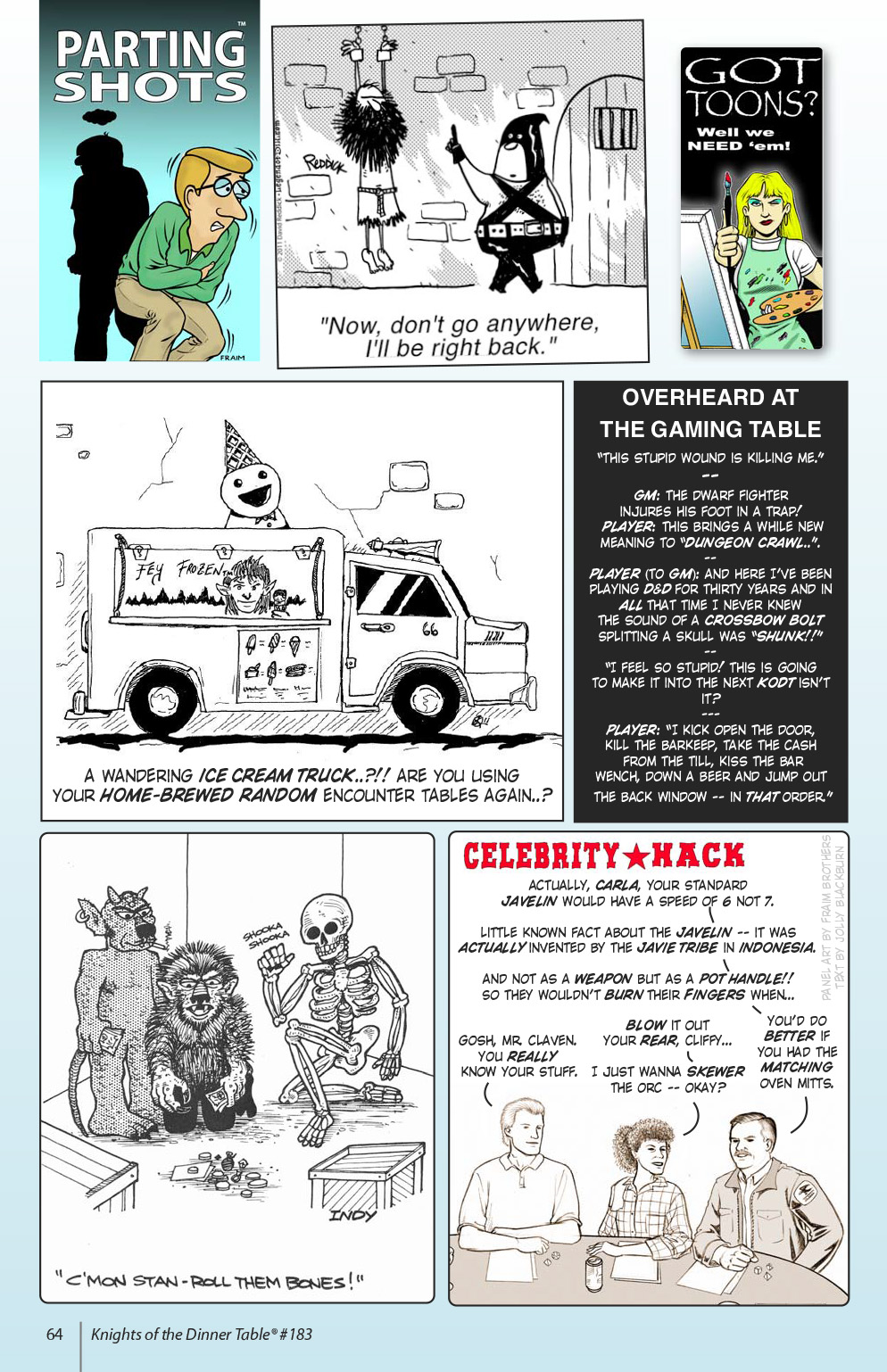 Read online Knights of the Dinner Table comic -  Issue #183 - 66