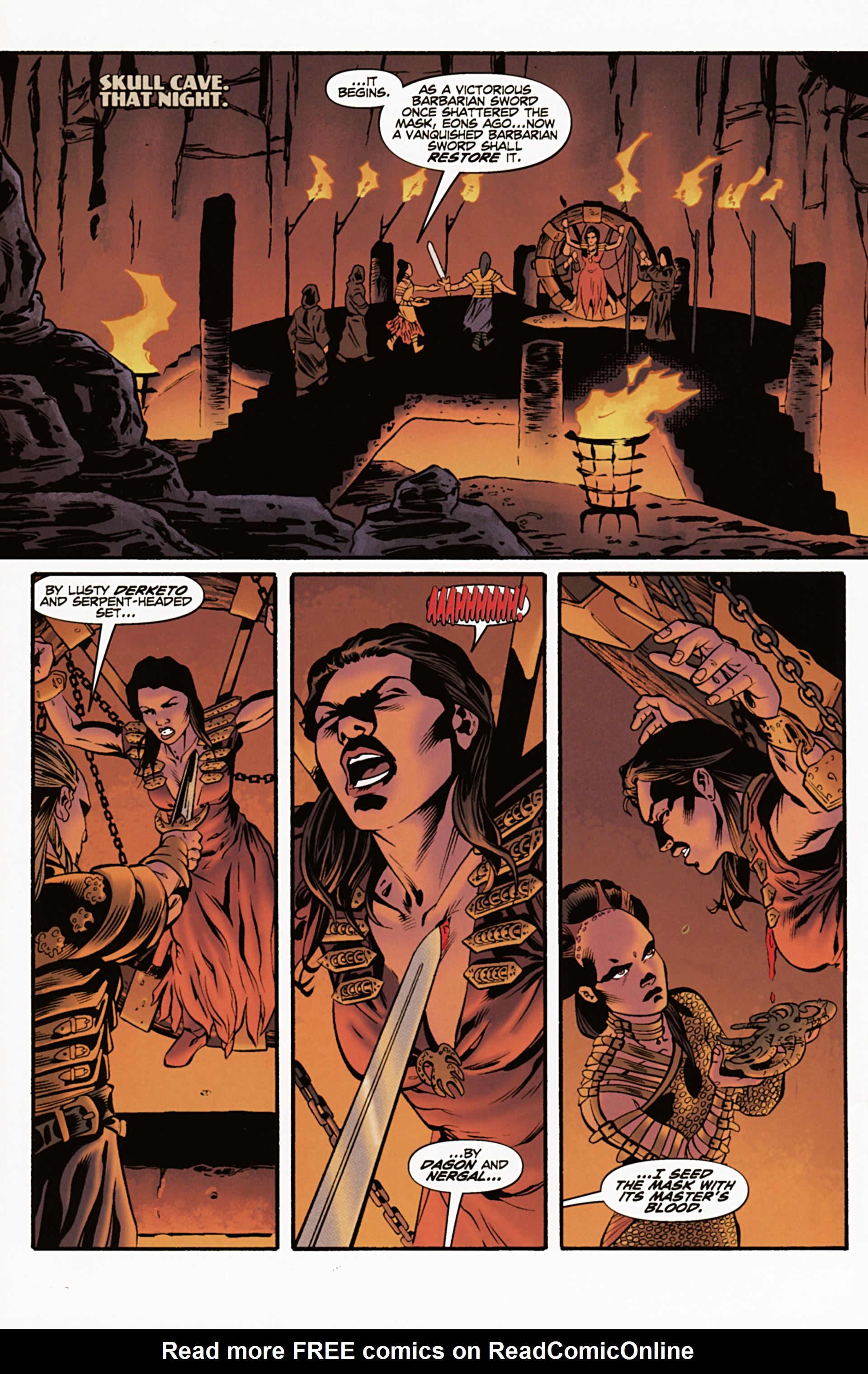 Read online Conan the Barbarian: The Mask of Acheron comic -  Issue # Full - 45