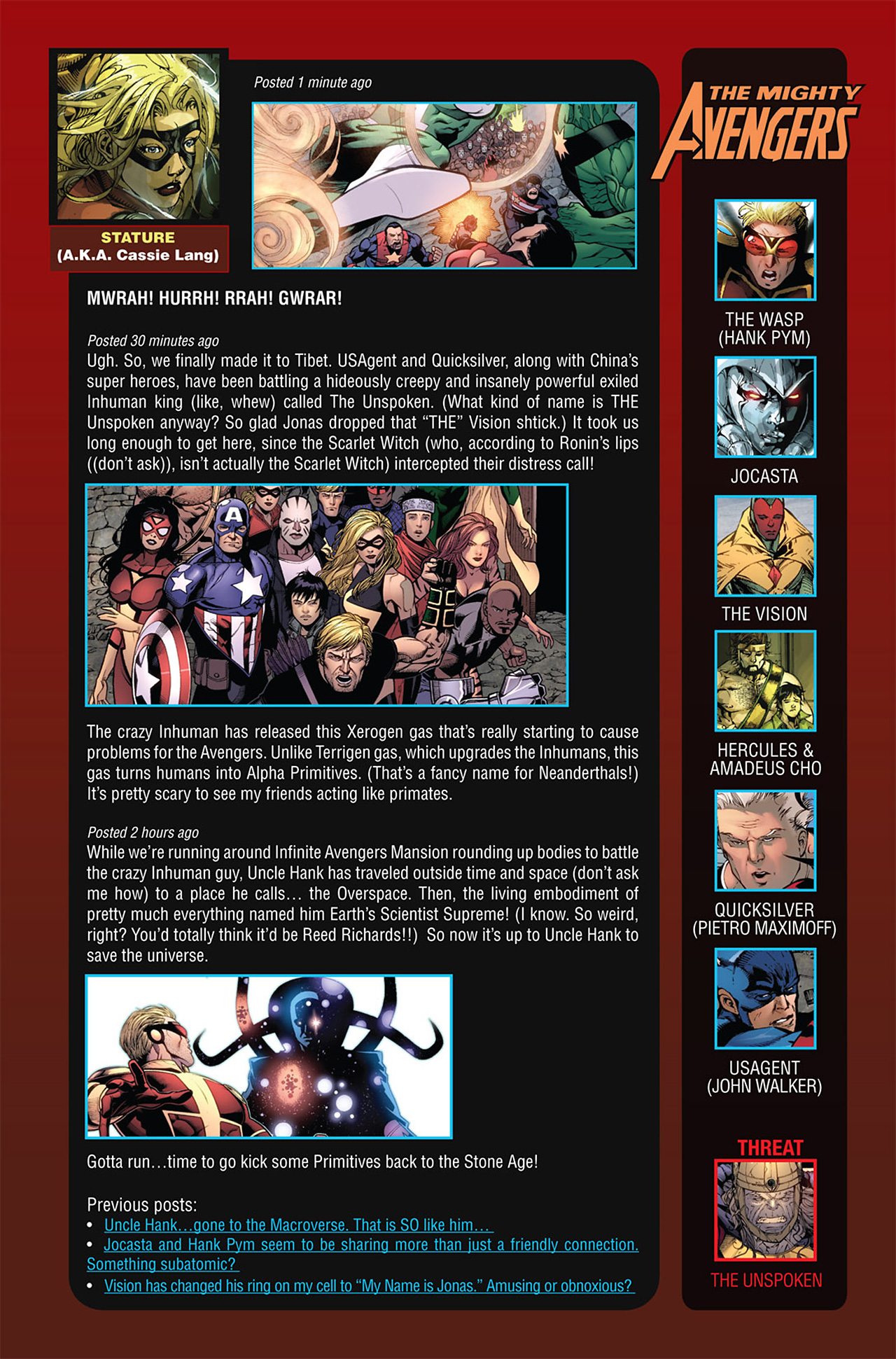 Read online The Mighty Avengers comic -  Issue #31 - 2