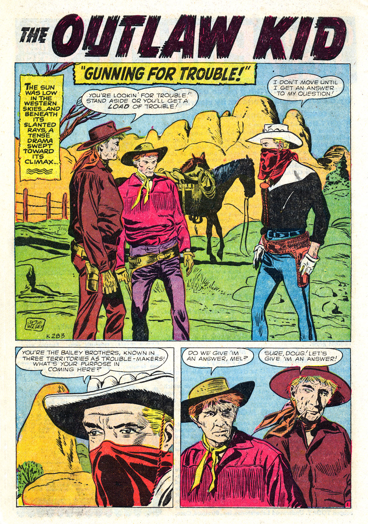 Read online The Outlaw Kid (1954) comic -  Issue #14 - 10