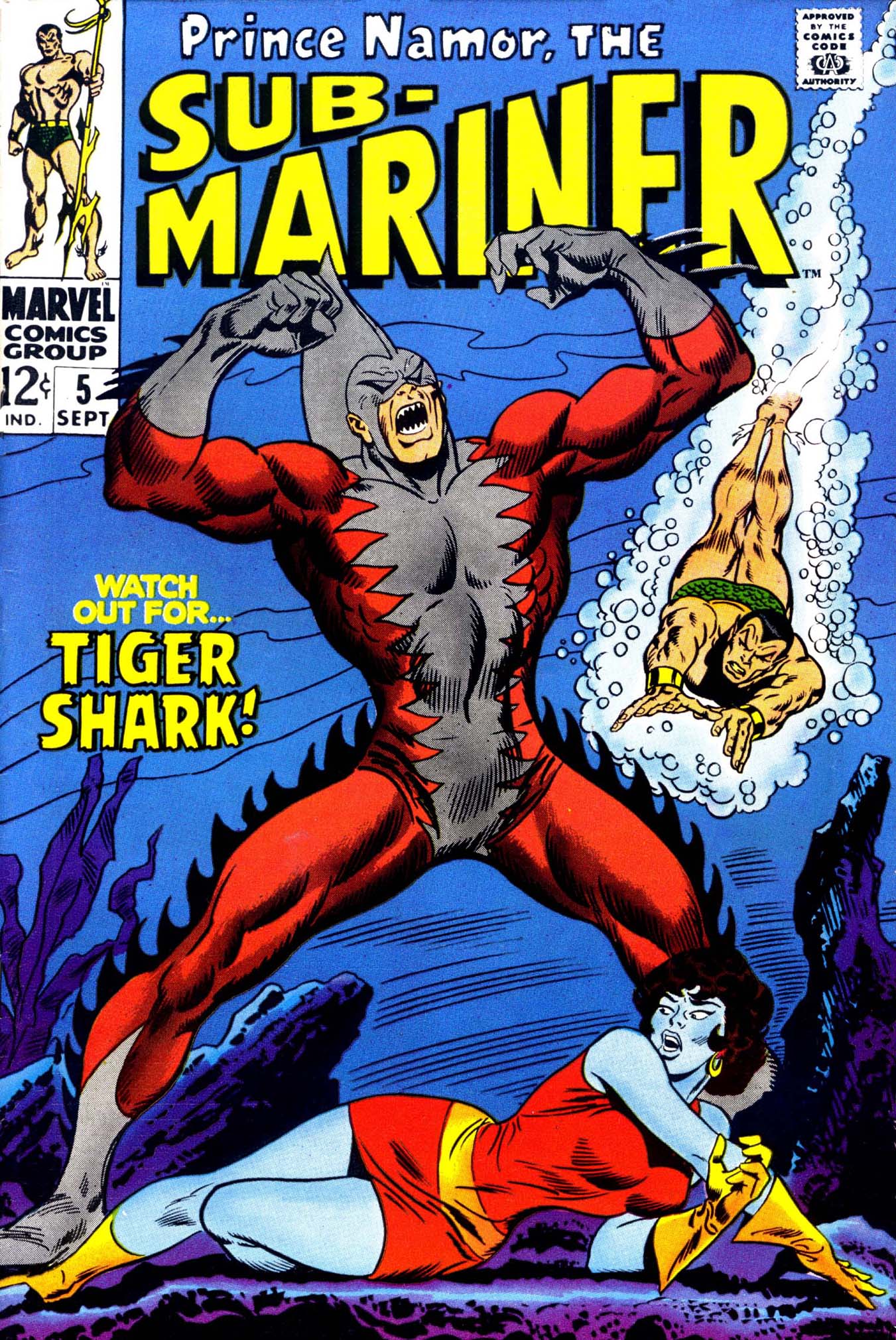 Read online The Sub-Mariner comic -  Issue #5 - 1