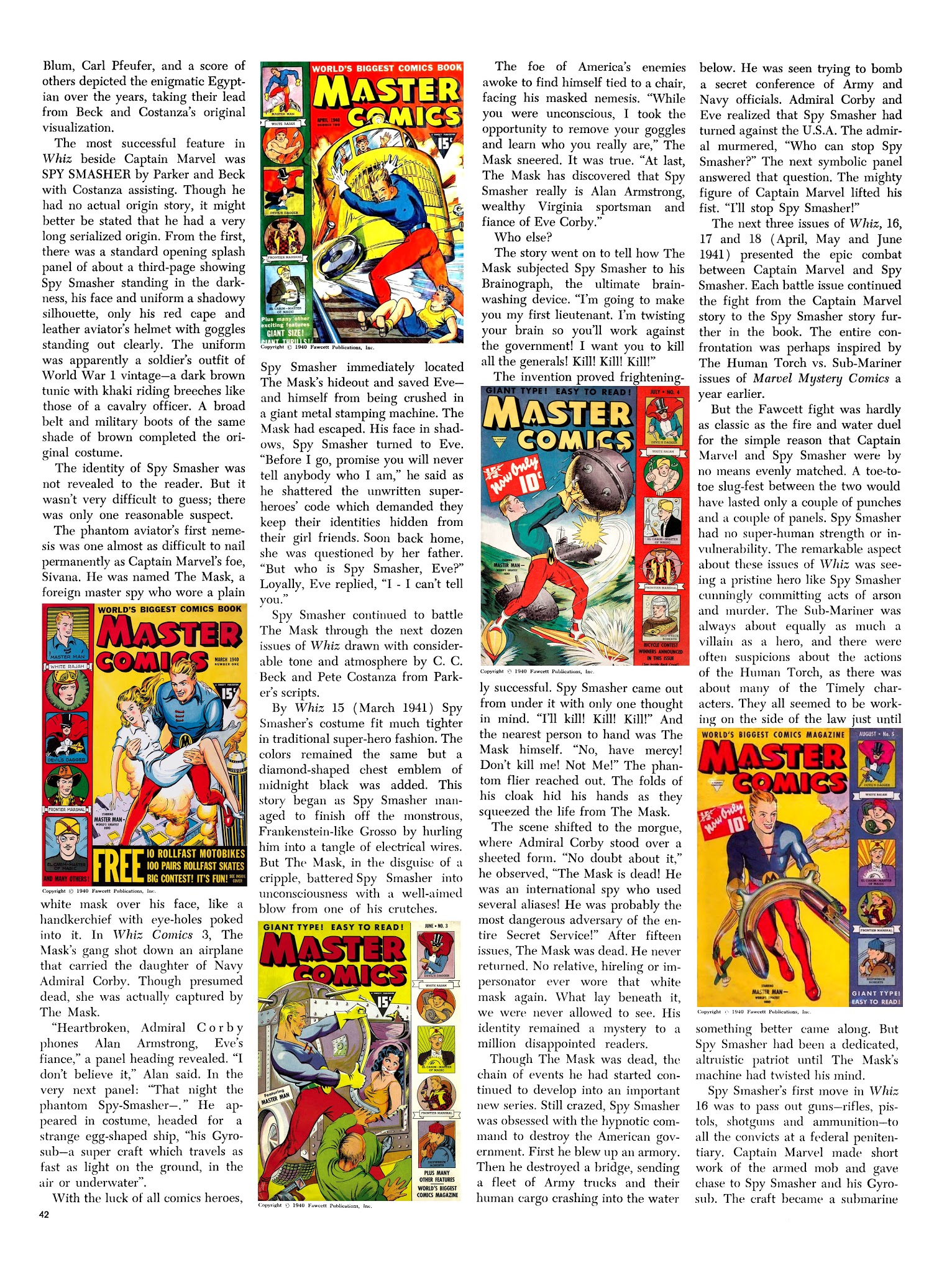 Read online The Steranko History of Comics comic -  Issue # TPB 2 - 42
