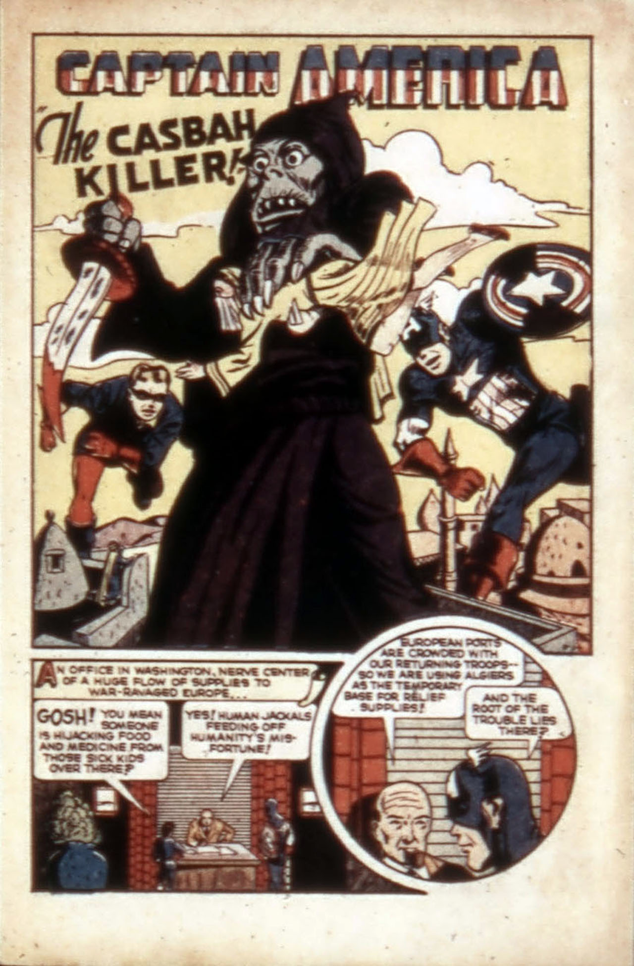 Read online Captain America Comics comic -  Issue #56 - 3