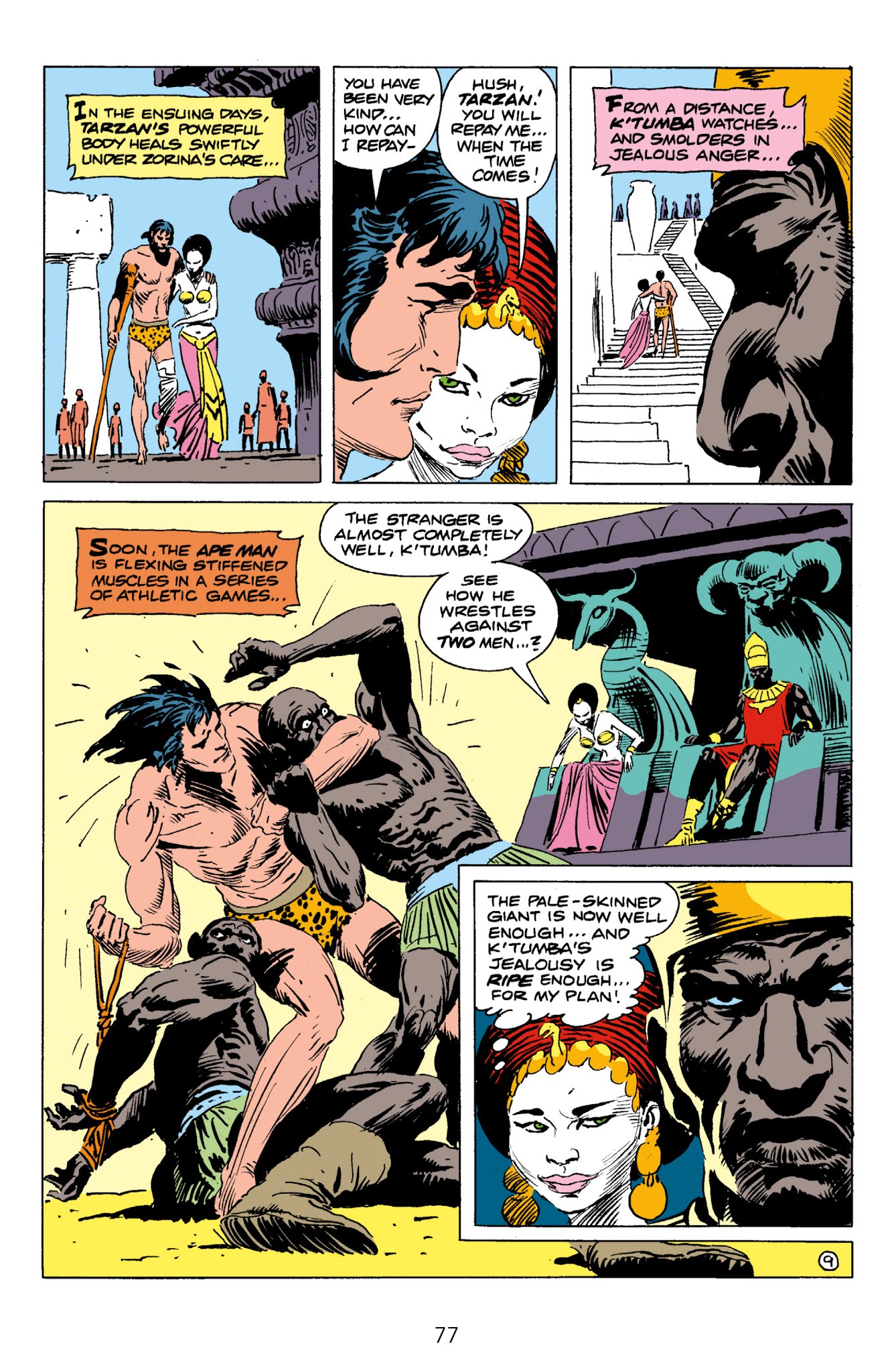 Read online Edgar Rice Burroughs' Tarzan The Joe Kubert Years comic -  Issue # TPB 3 (Part 1) - 78