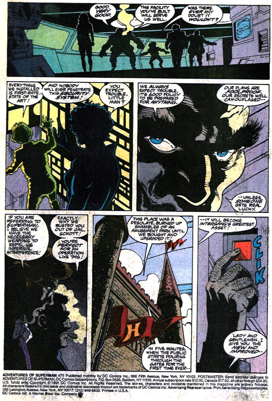 Read online Adventures of Superman (1987) comic -  Issue #475 - 2