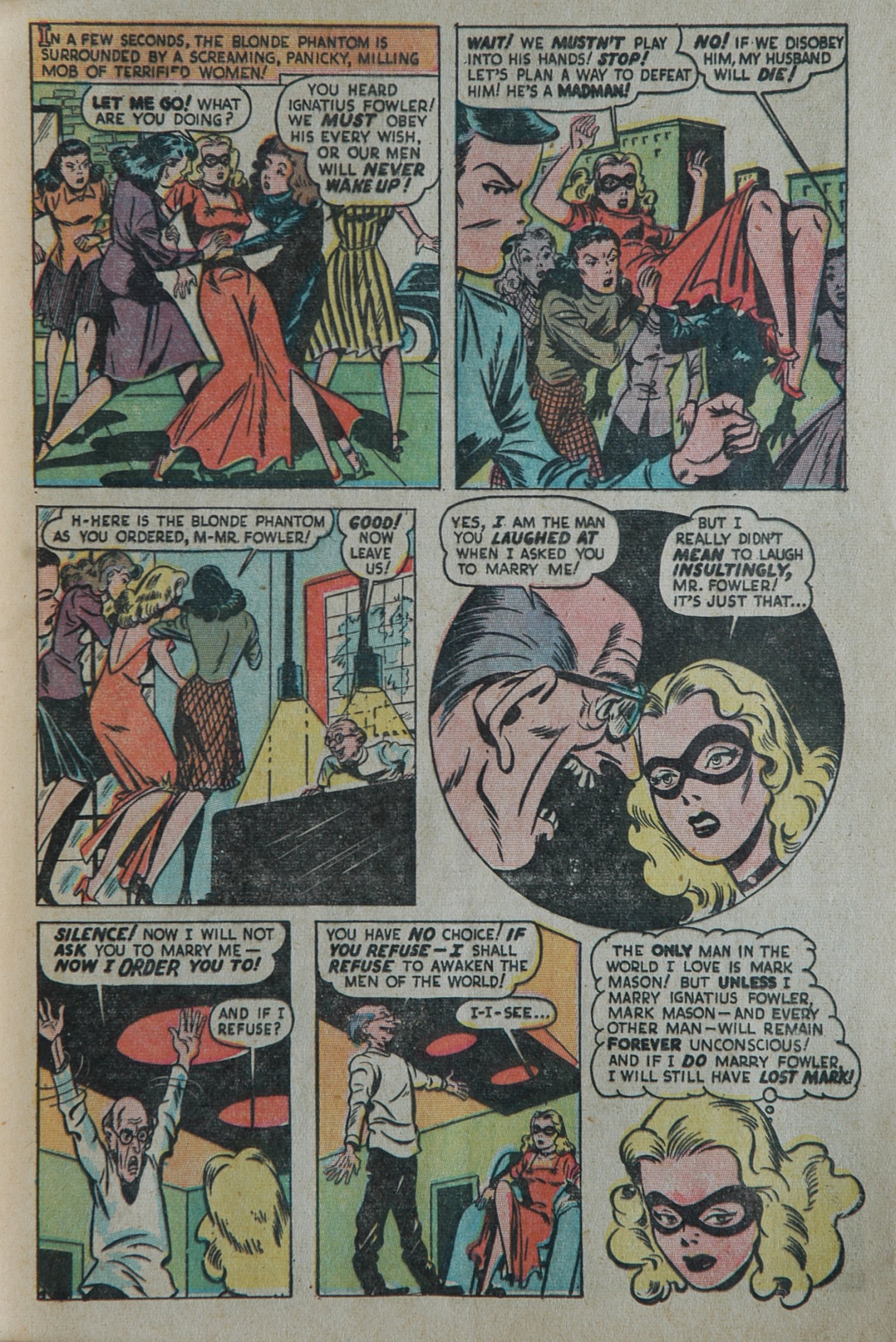 Read online Blonde Phantom Comics comic -  Issue #18 - 11