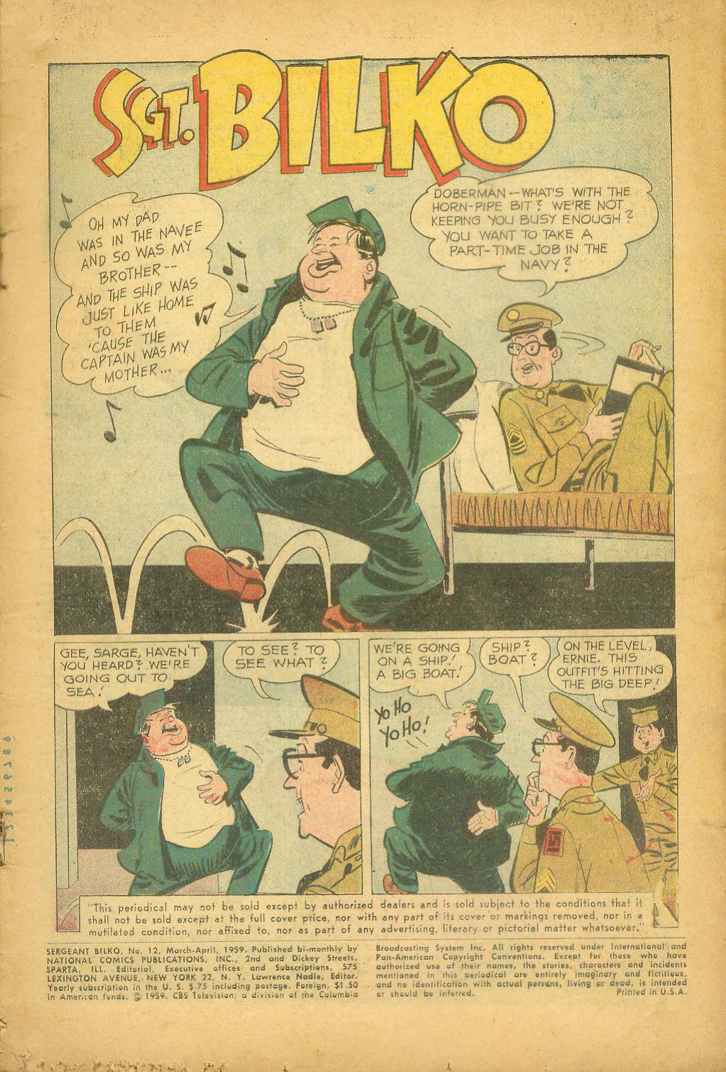 Read online Sergeant Bilko comic -  Issue #12 - 3