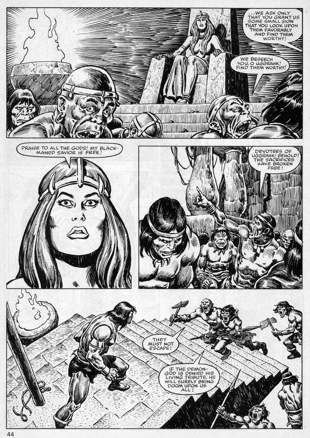 Read online The Savage Sword Of Conan comic -  Issue #100 - 40