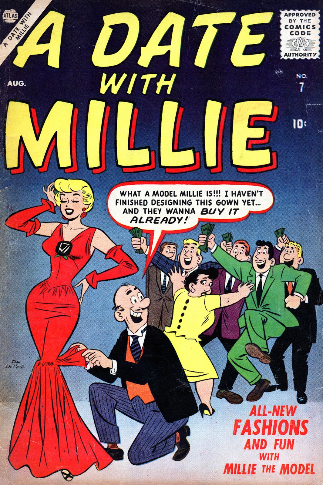 A Date with Millie (1956) issue 7 - Page 1