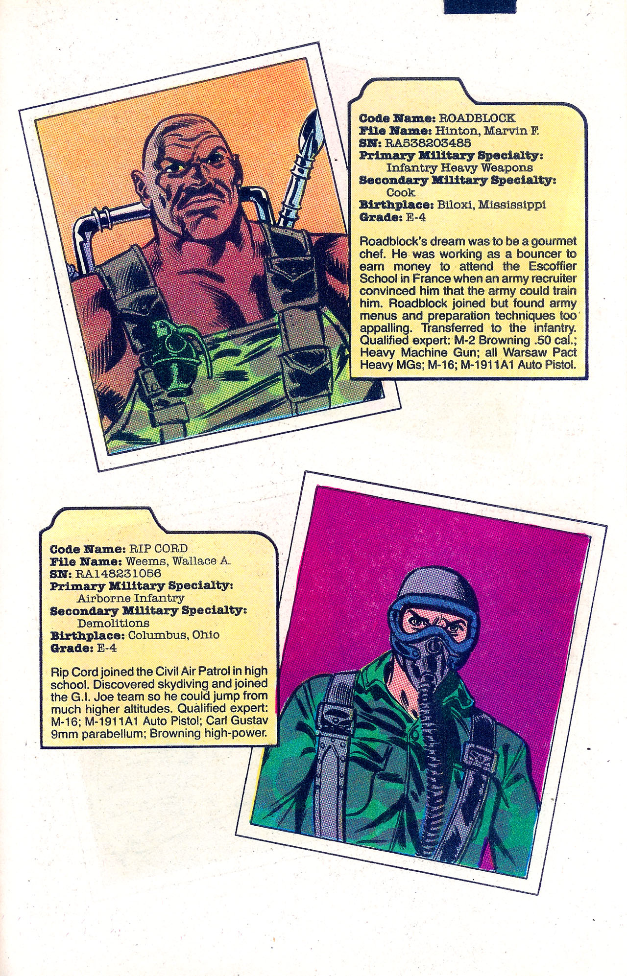 Read online G.I. Joe Yearbook comic -  Issue #1 - 51