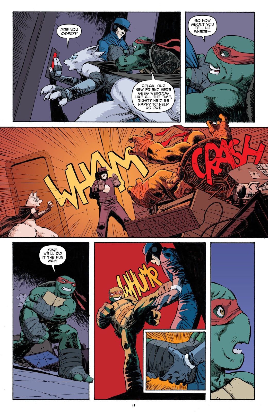 Read online Teenage Mutant Ninja Turtles: The IDW Collection comic -  Issue # TPB 10 (Part 1) - 17