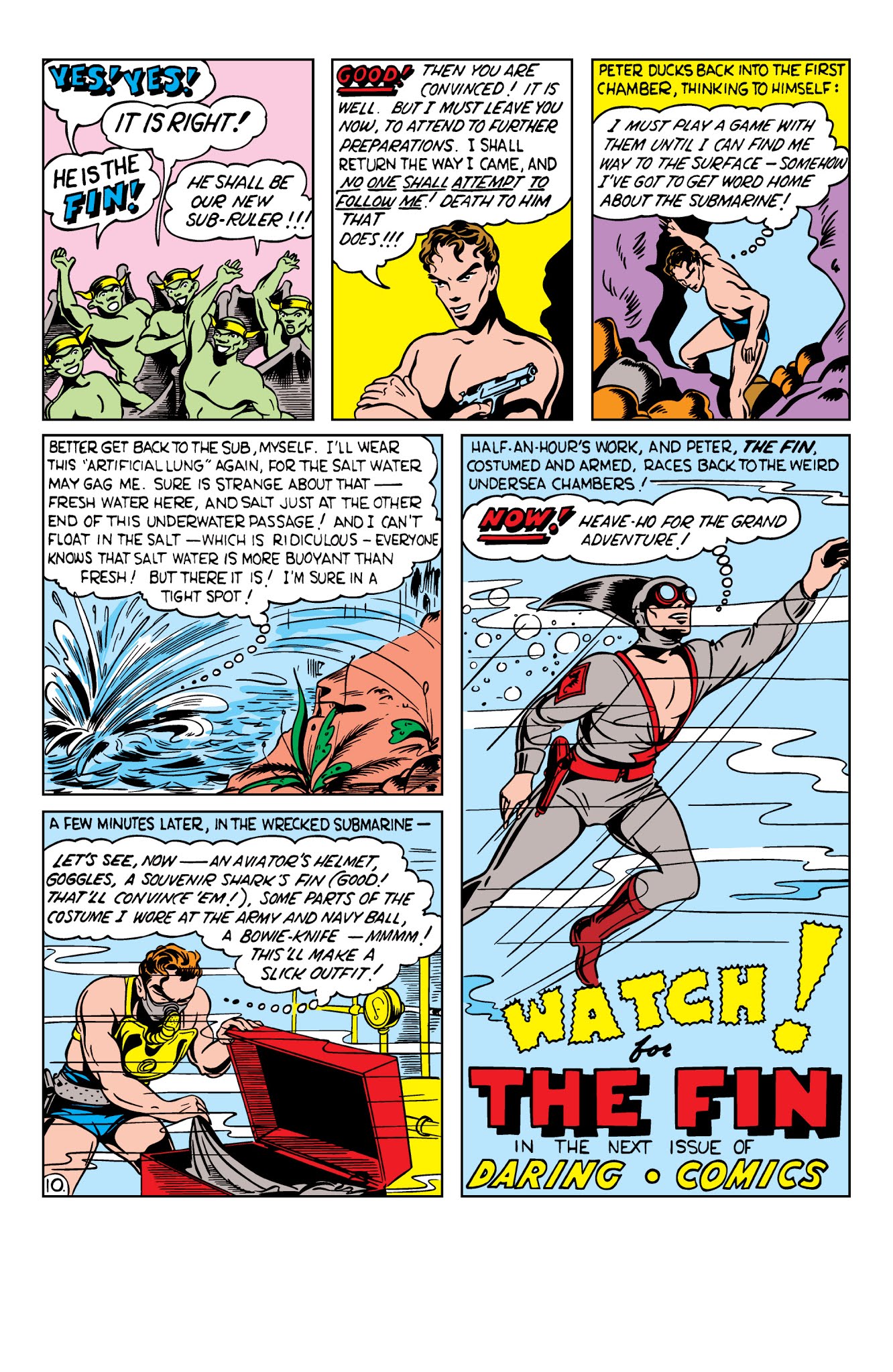 Read online Daring Mystery Comics comic -  Issue #7 - 19