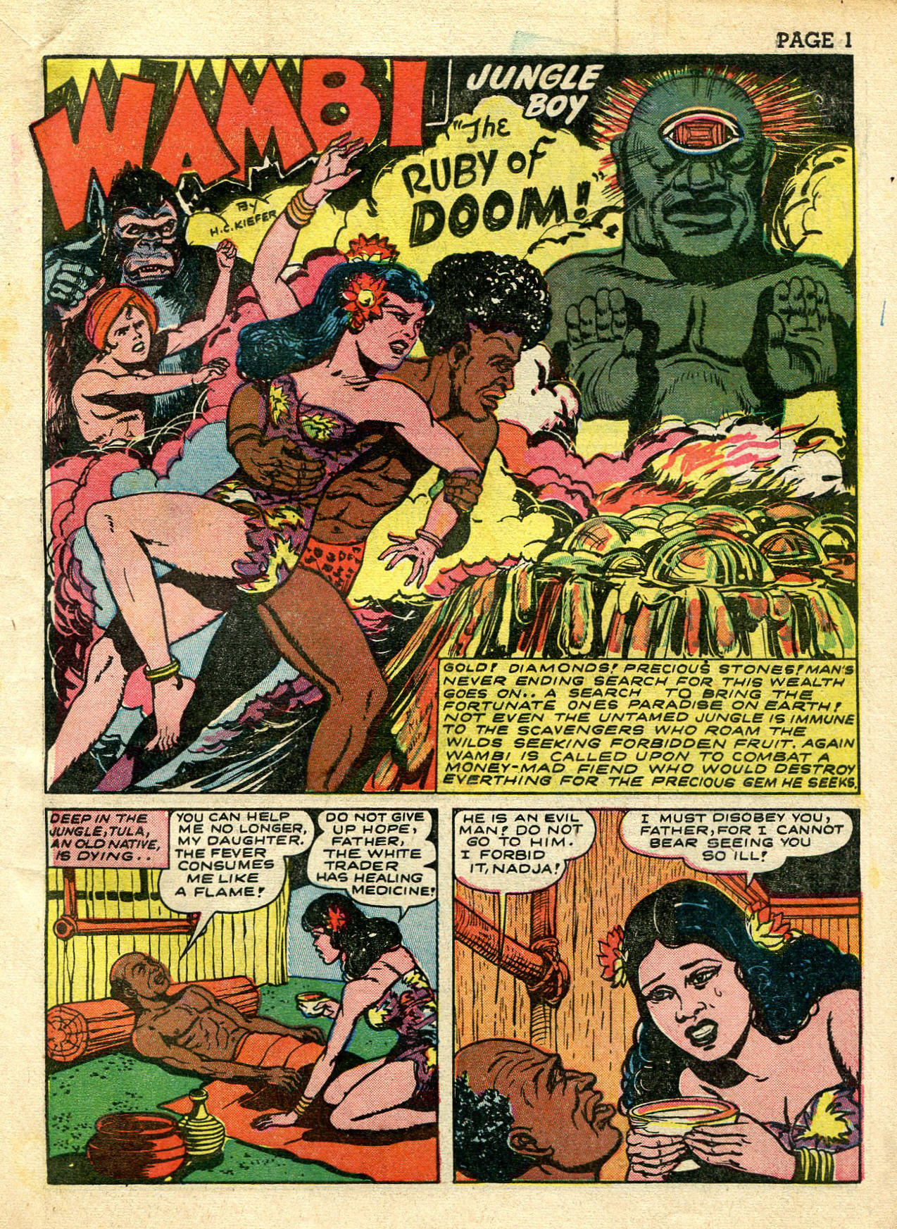 Read online Wambi Jungle Boy comic -  Issue #3 - 3