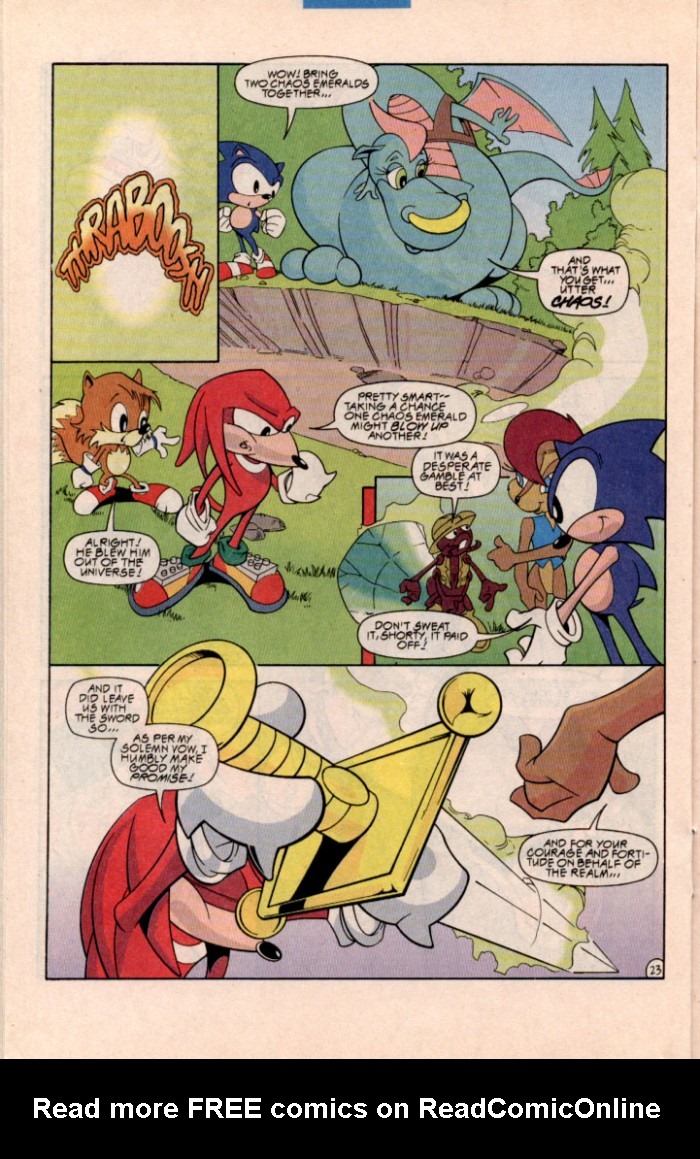 Read online Sonic Super Special comic -  Issue #1 - Sonic Vs. Knuckles Battle Royal - 25
