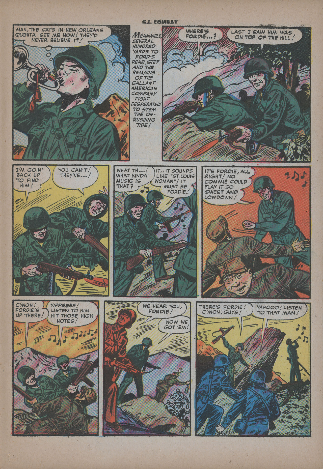 Read online G.I. Combat (1952) comic -  Issue #41 - 23