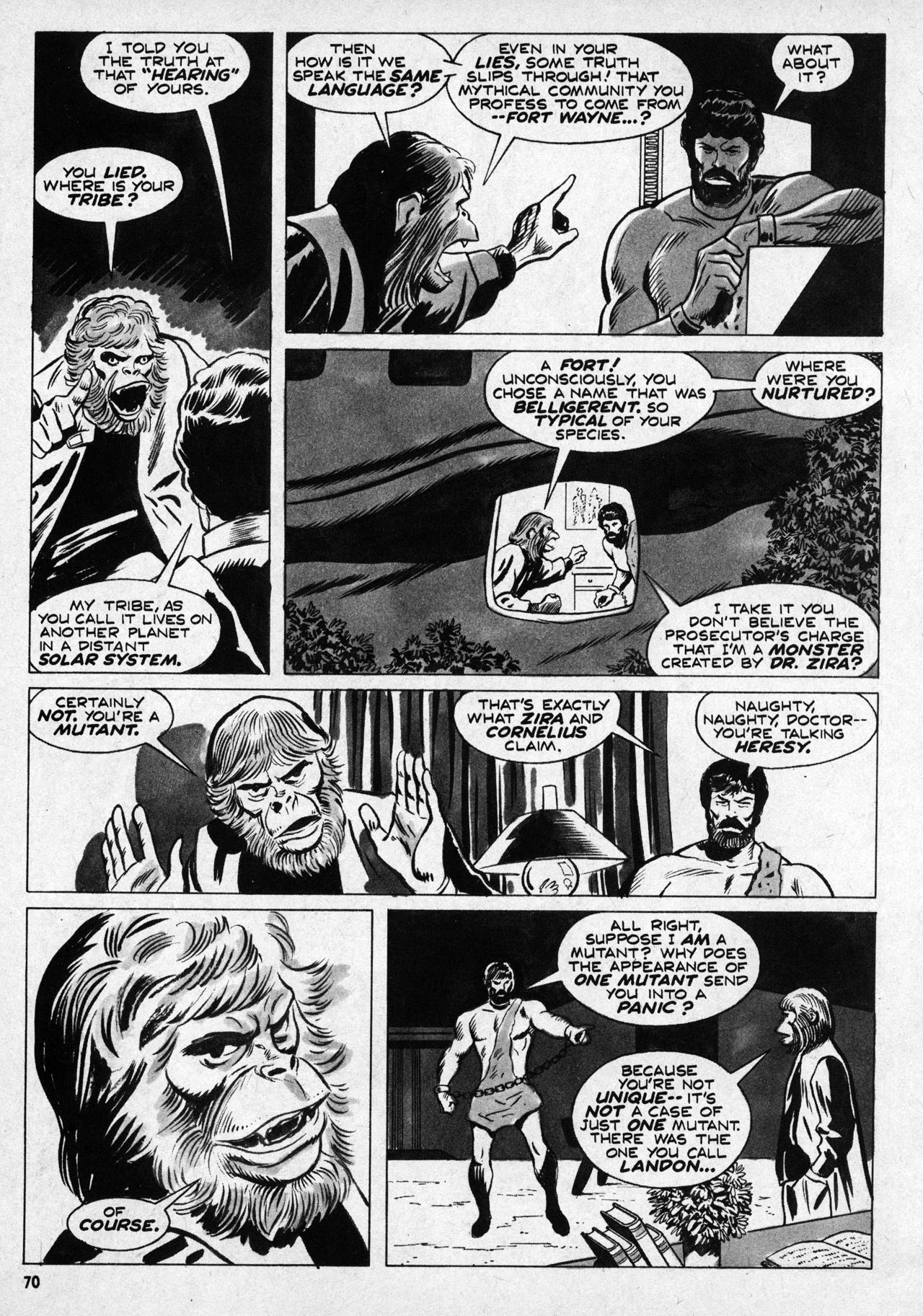 Read online Planet of the Apes comic -  Issue #4 - 64