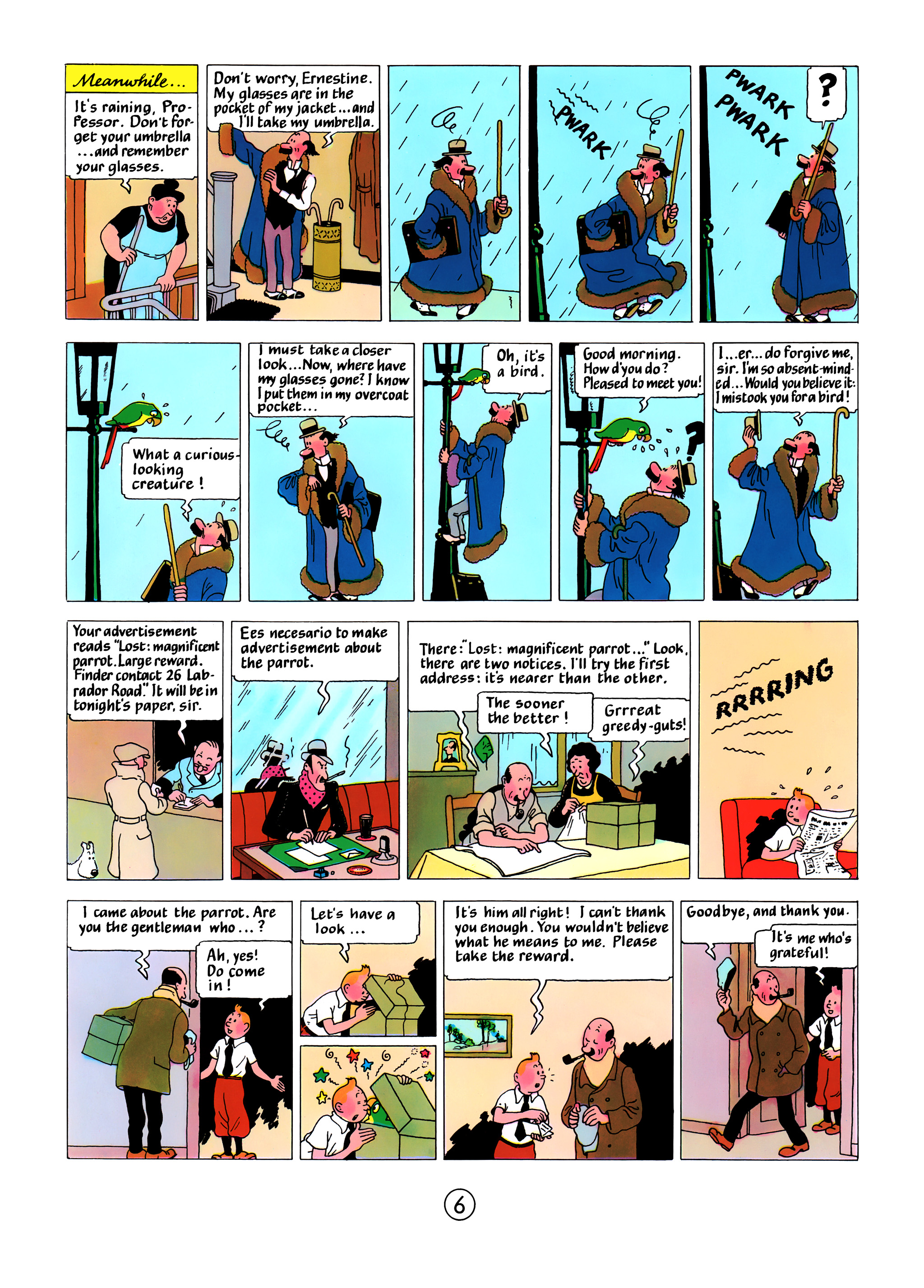 Read online The Adventures of Tintin comic -  Issue #6 - 9