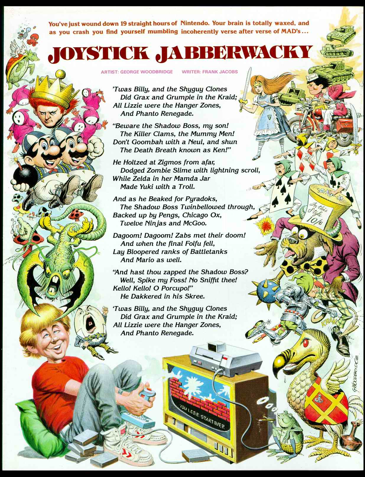 Read online MAD comic -  Issue #292 - 52