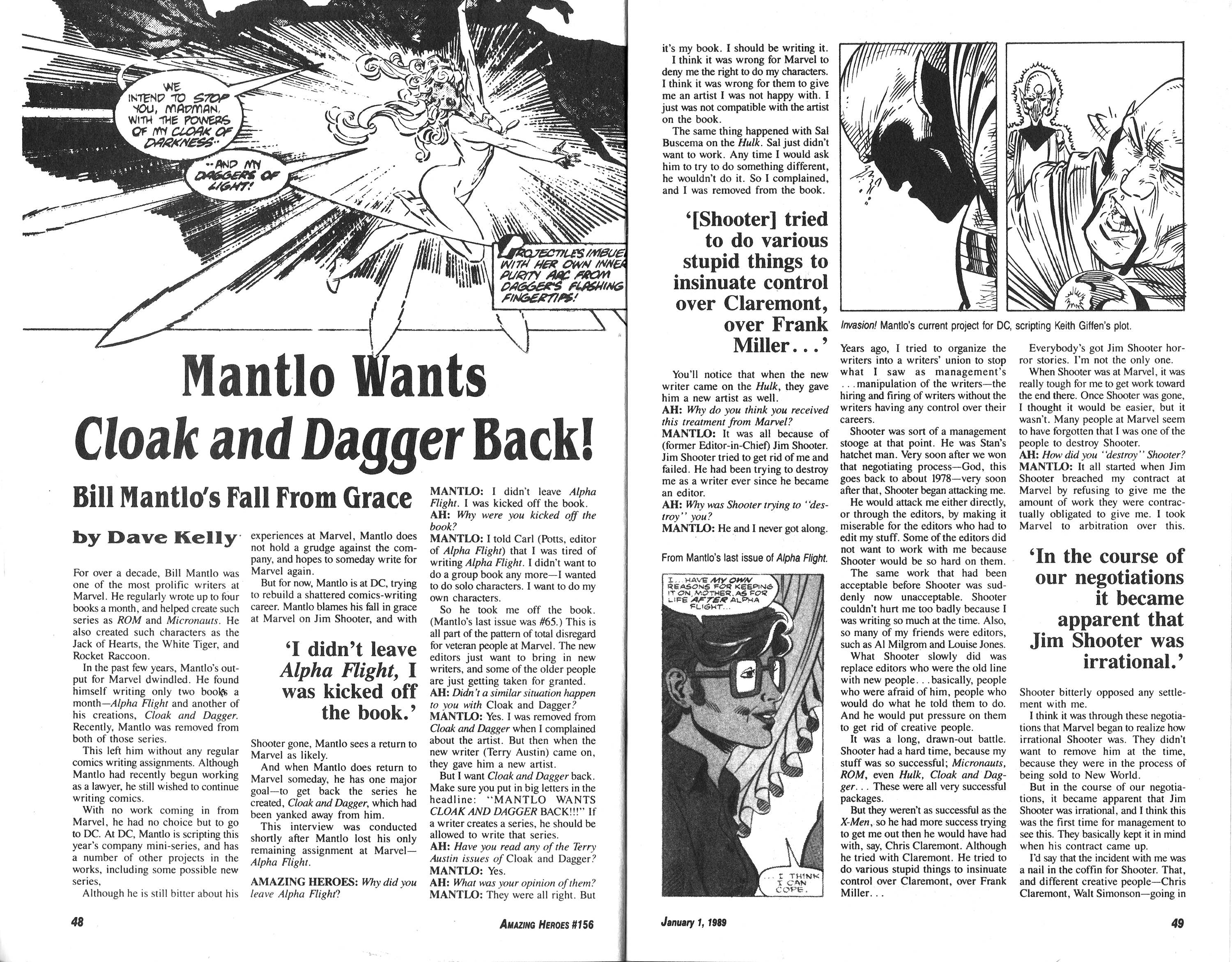 Read online Amazing Heroes comic -  Issue #156 - 25