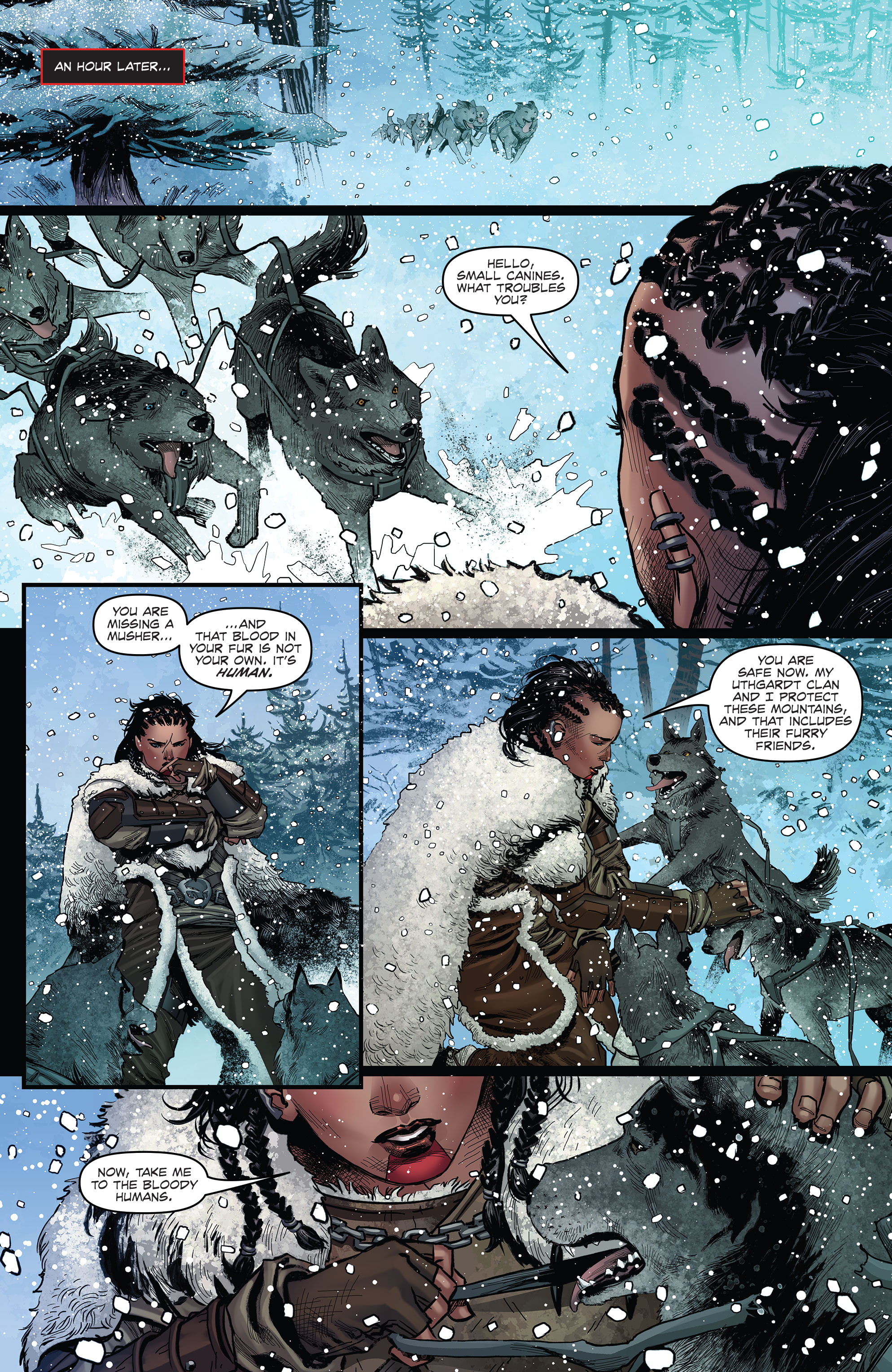 Read online Dungeons & Dragons: At the Spine of the World comic -  Issue #1 - 6