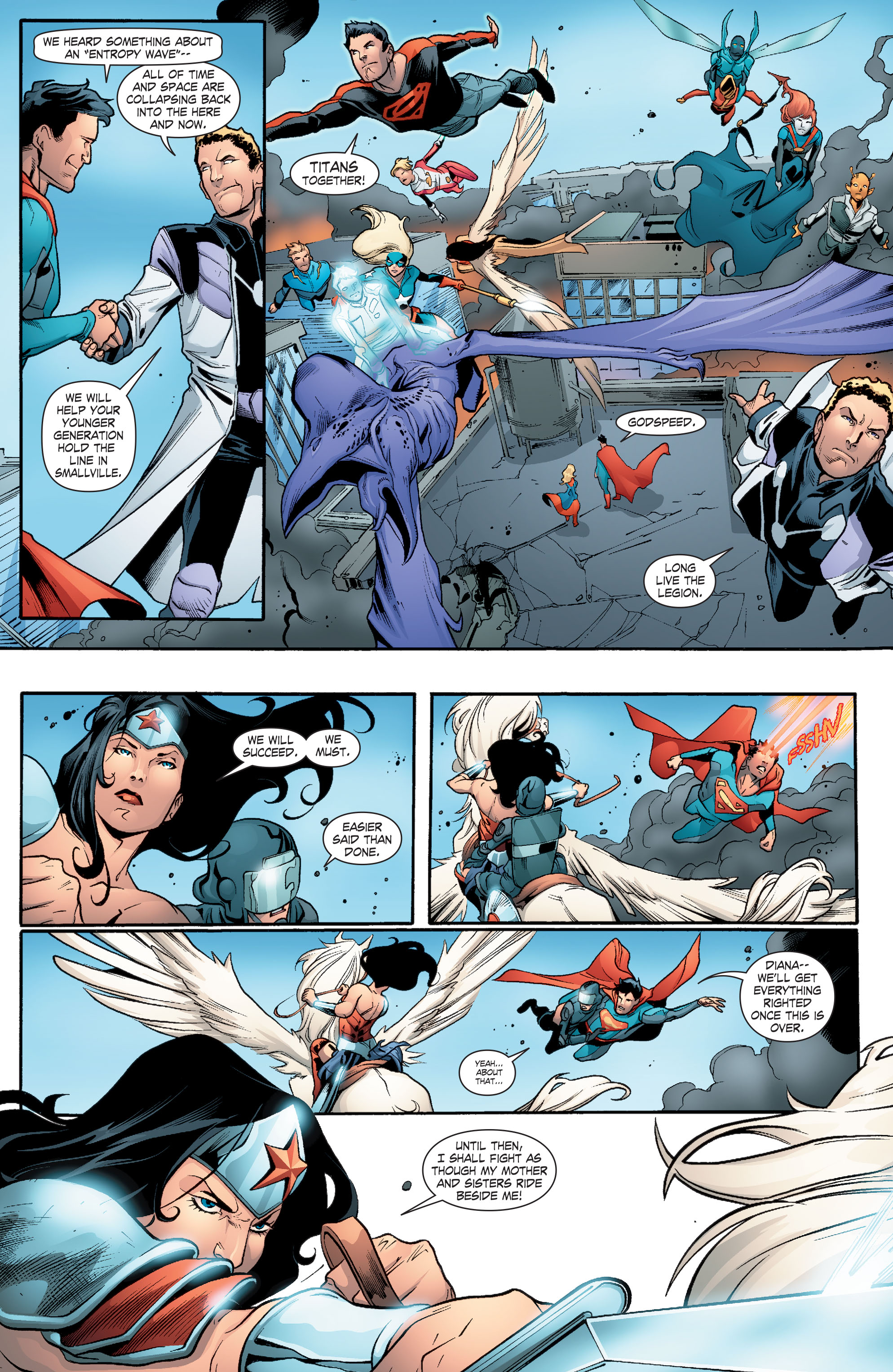 Read online Smallville Season 11 [II] comic -  Issue # TPB 9 - 62