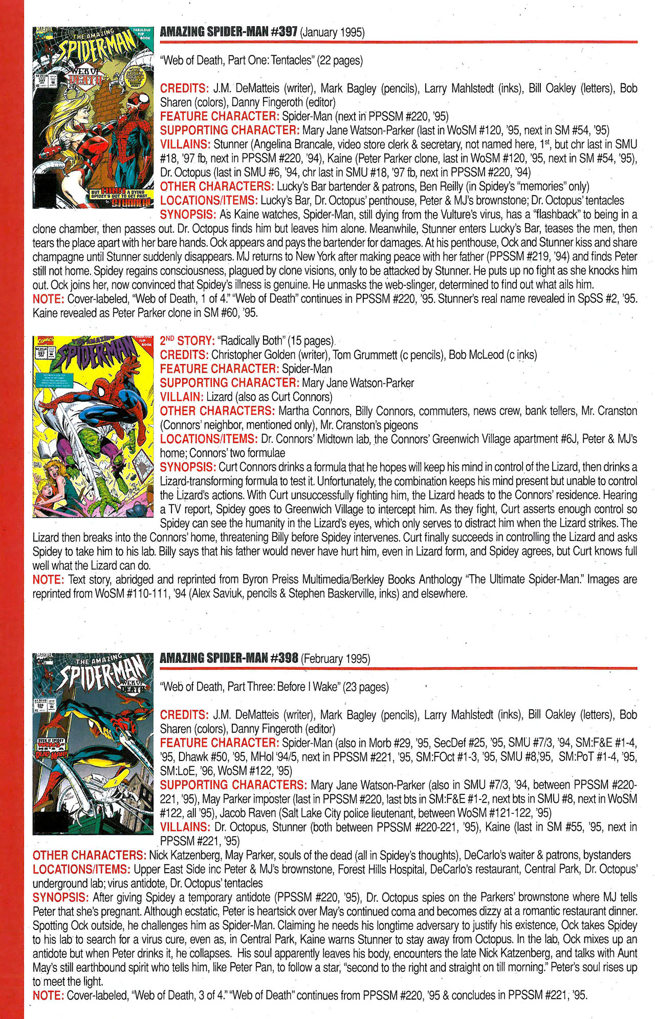 Read online Official Index to the Marvel Universe comic -  Issue #9 - 20