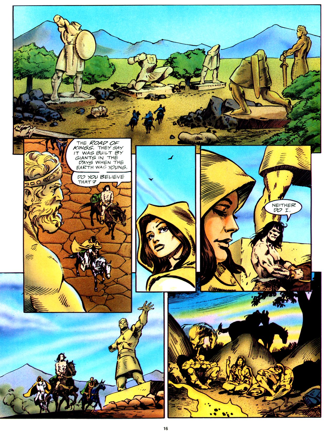 Read online Marvel Graphic Novel comic -  Issue #59 - Conan - The Horn of Azoth - 17