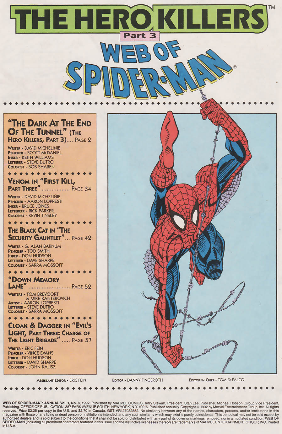 Read online Web of Spider-Man (1985) comic -  Issue # _Annual 8 - 2
