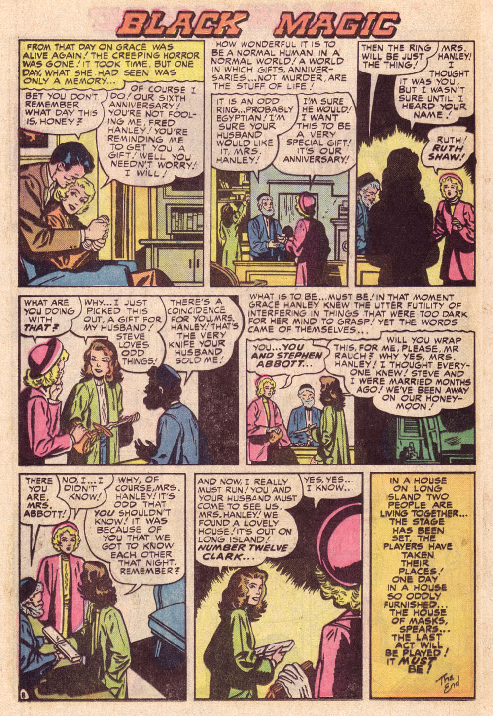 Read online Black Magic (1973) comic -  Issue #9 - 12