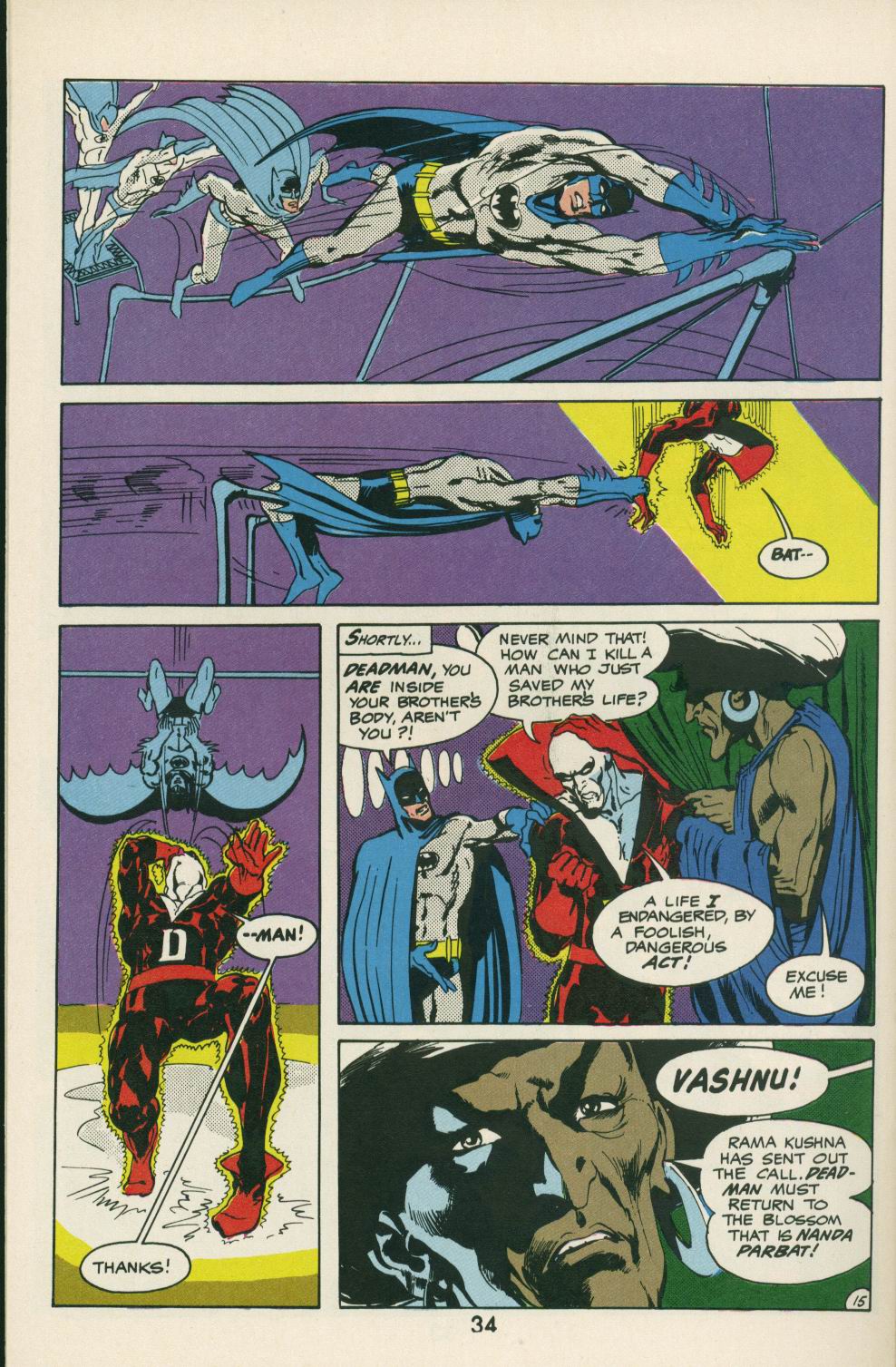 Read online Deadman (1985) comic -  Issue #7 - 34