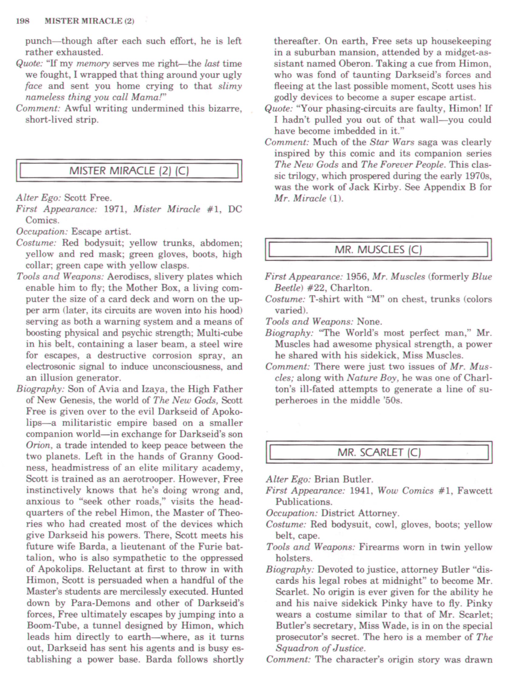Read online The Encyclopedia of Superheroes comic -  Issue # TPB (Part 3) - 26