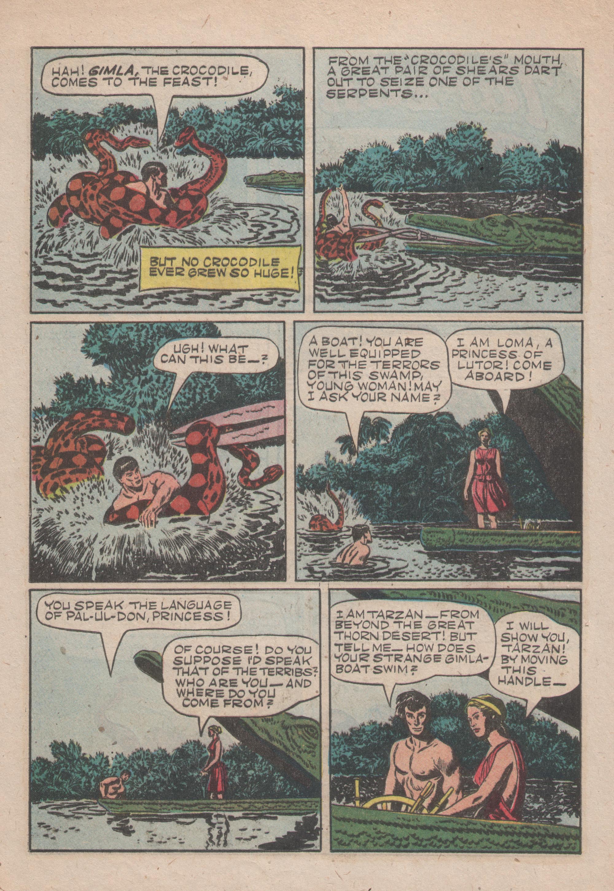 Read online Tarzan (1948) comic -  Issue #34 - 20
