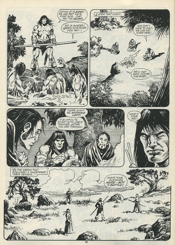 Read online The Savage Sword Of Conan comic -  Issue #184 - 28