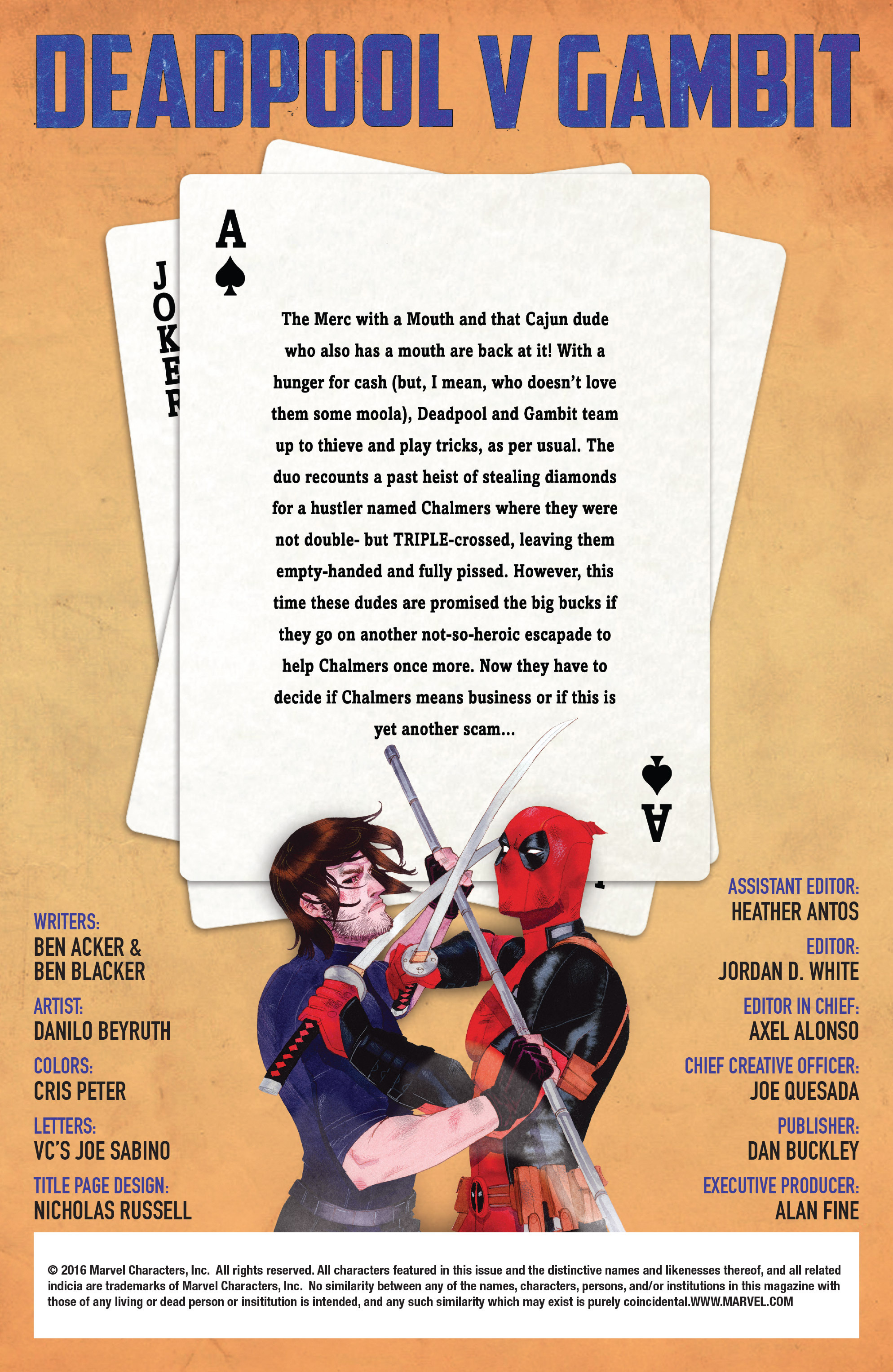 Read online Deadpool V Gambit comic -  Issue #2 - 2