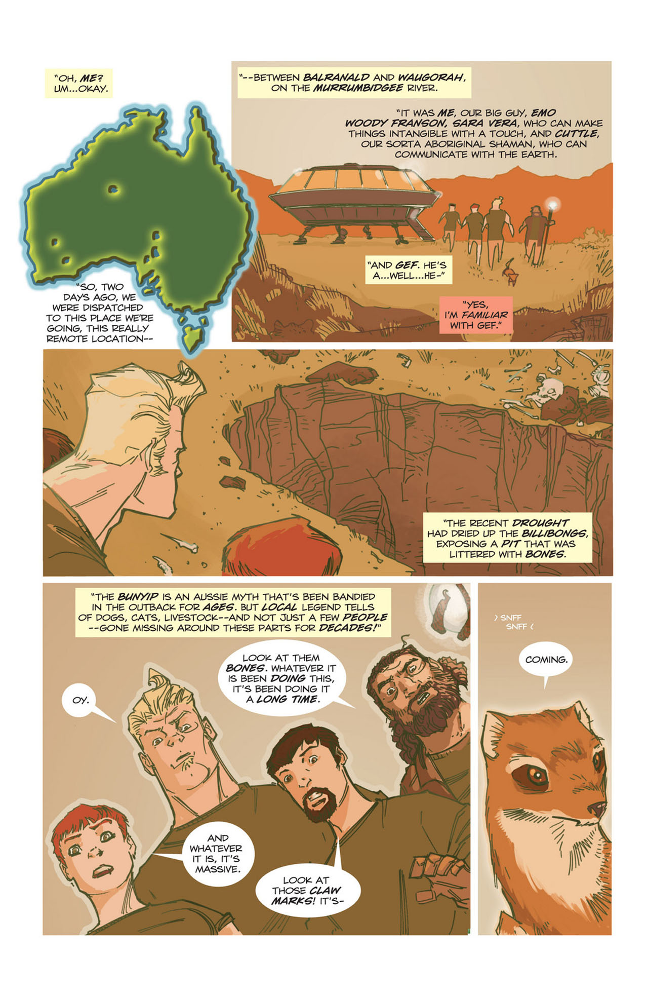 Read online The Perhapanauts: Danger Down Under! comic -  Issue #2 - 6