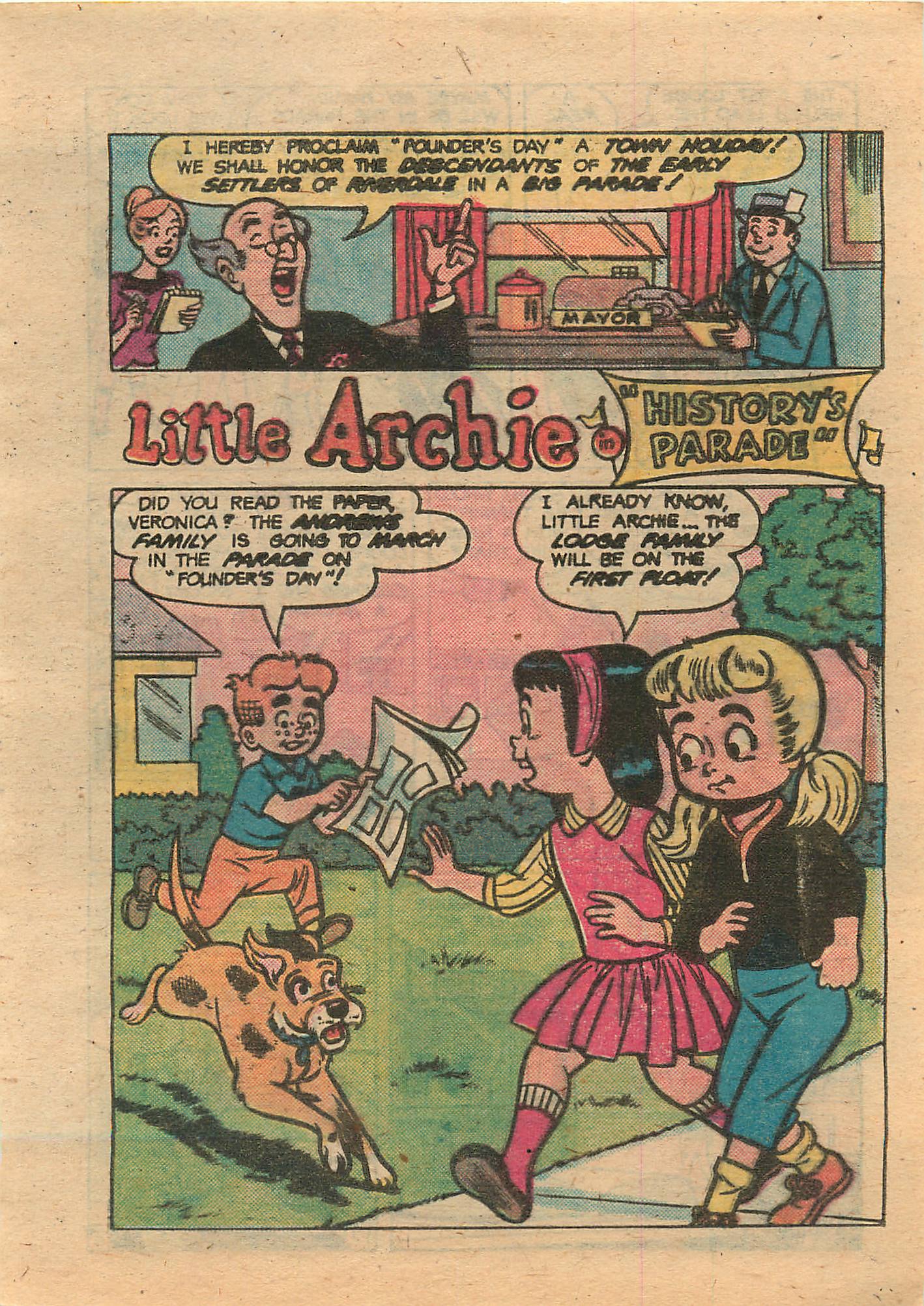 Read online Little Archie Comics Digest Magazine comic -  Issue #6 - 8