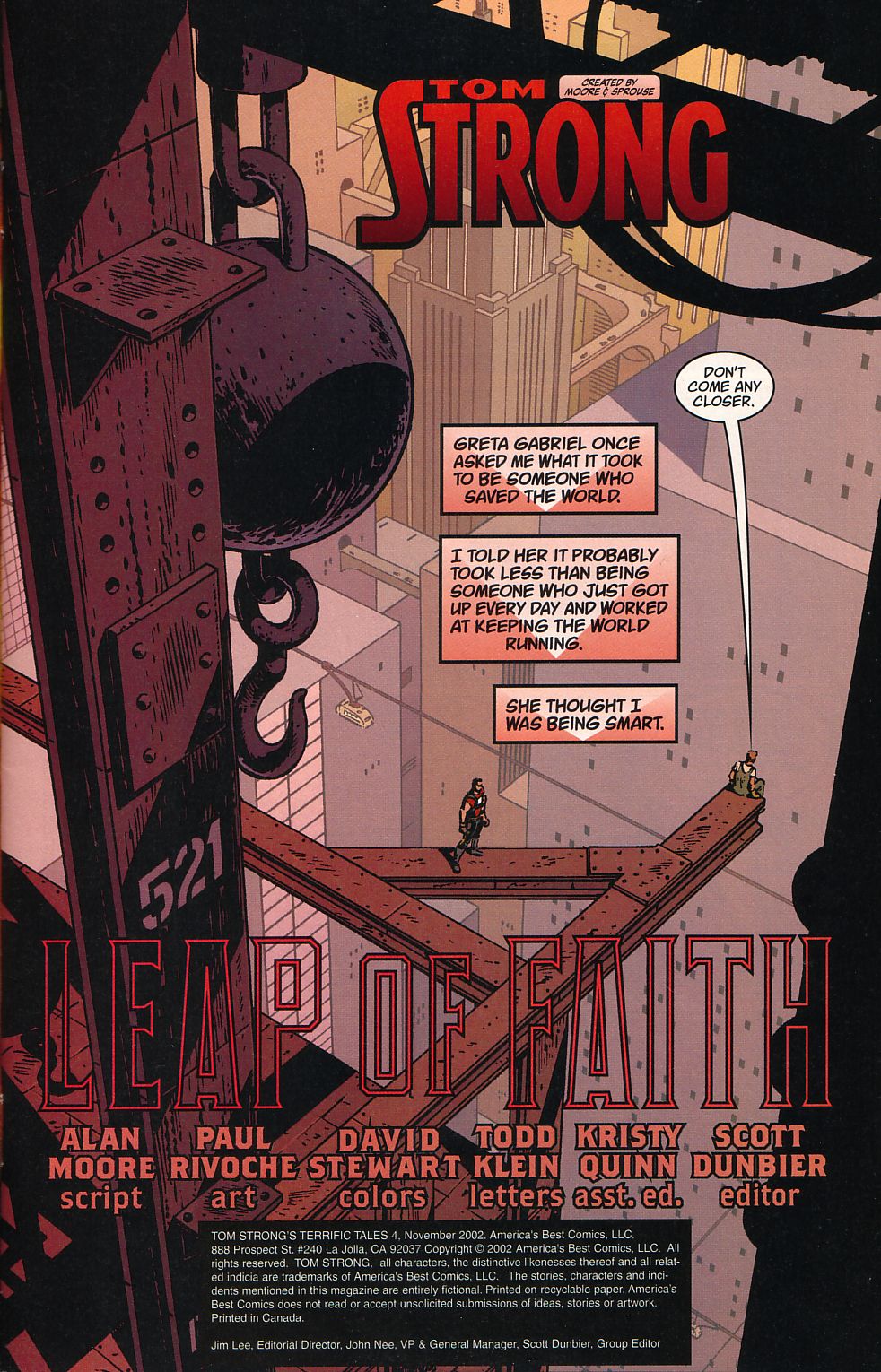 Read online Tom Strong's Terrific Tales comic -  Issue #4 - 2